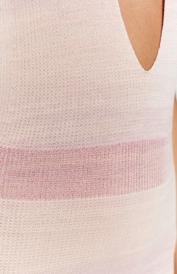 Juliana Knit Dress Pink Space Dye