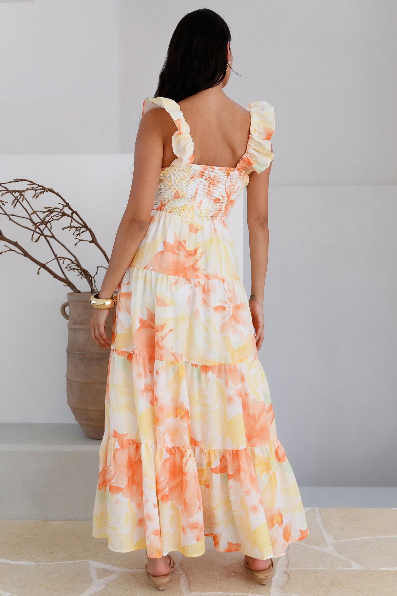 Regella Maxi Dress Yellow