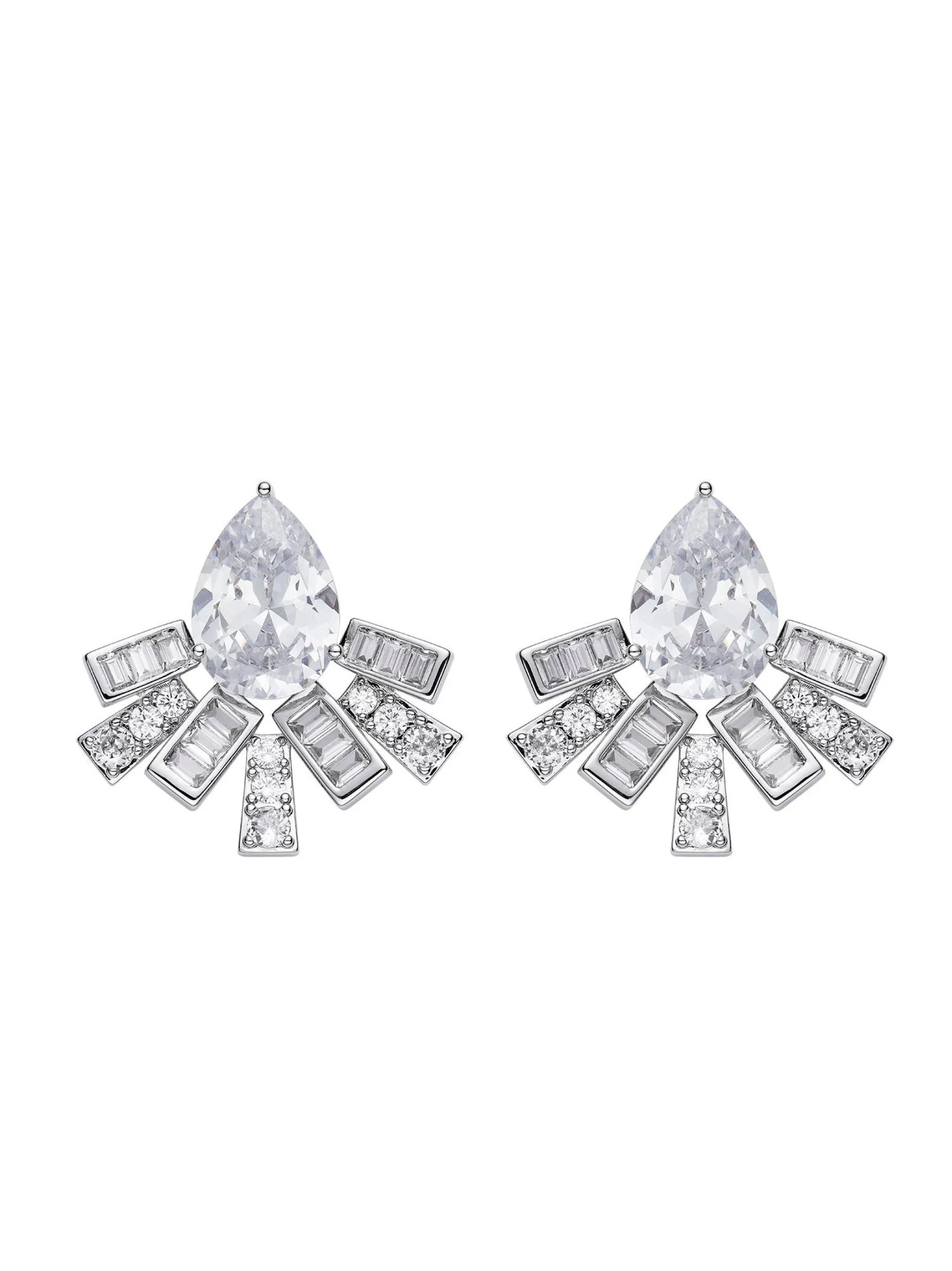 Keira Earrings (White)