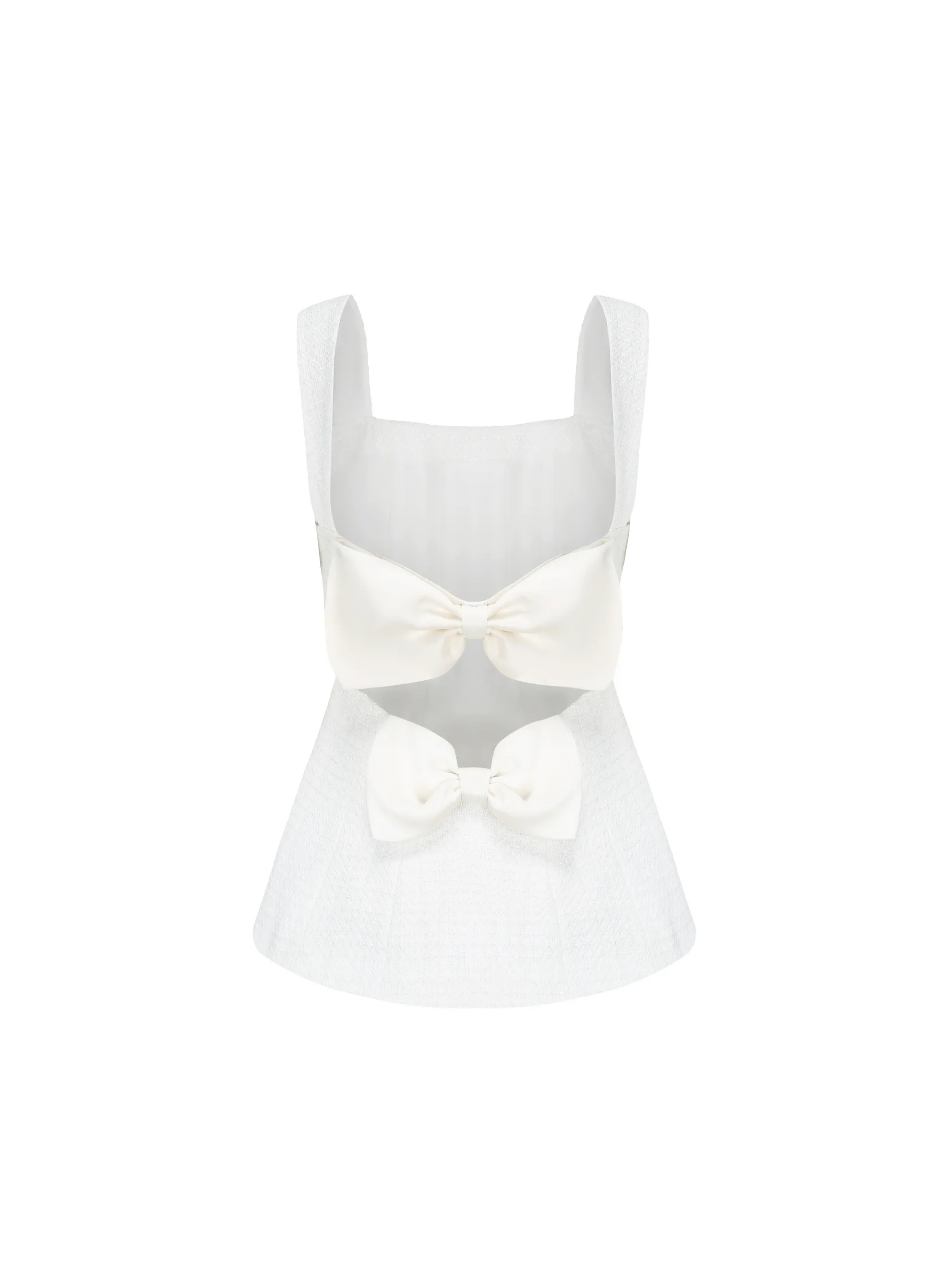 Anabella Bow Top (White)