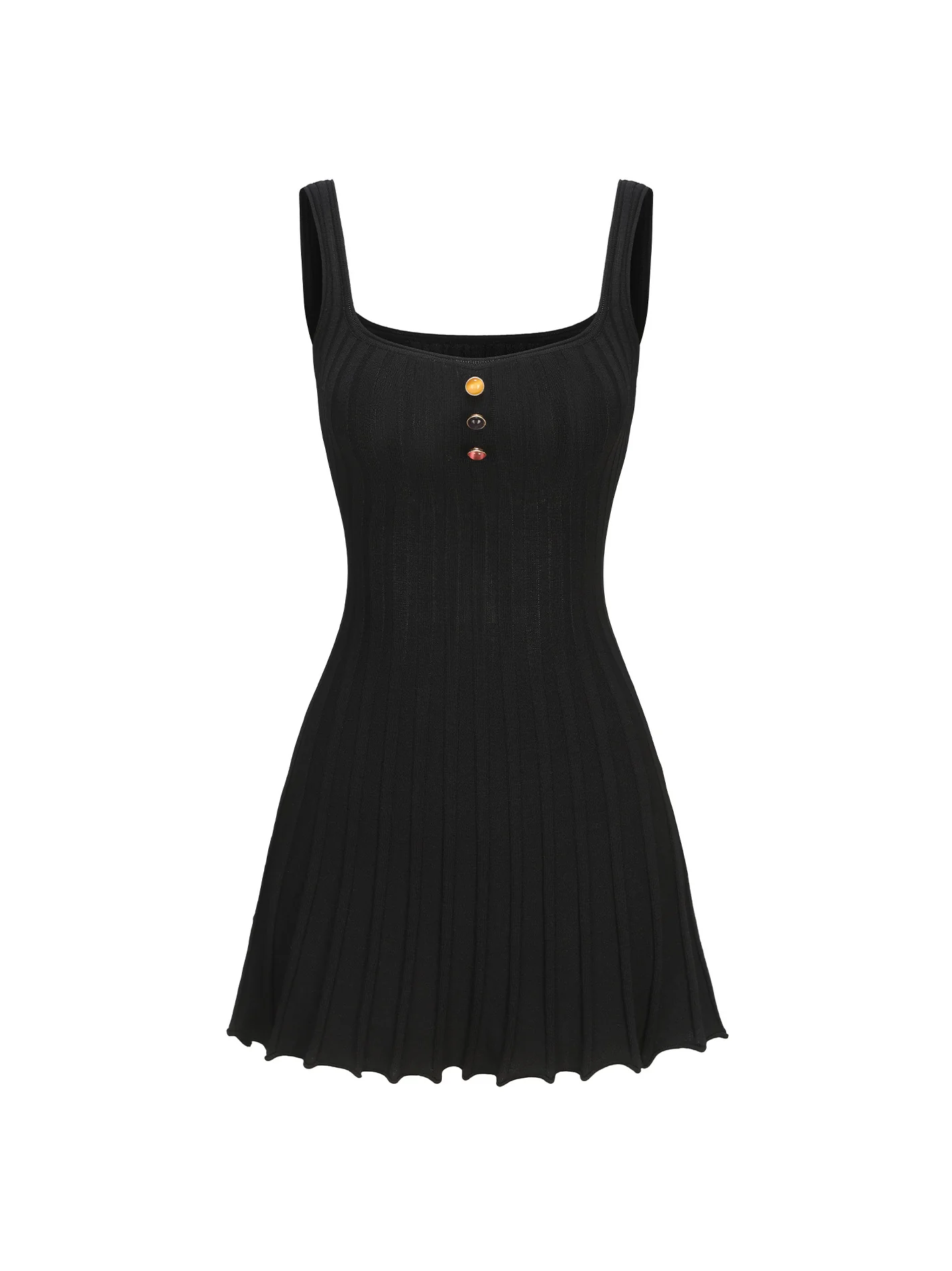 Janelle Knit Dress (Black)
