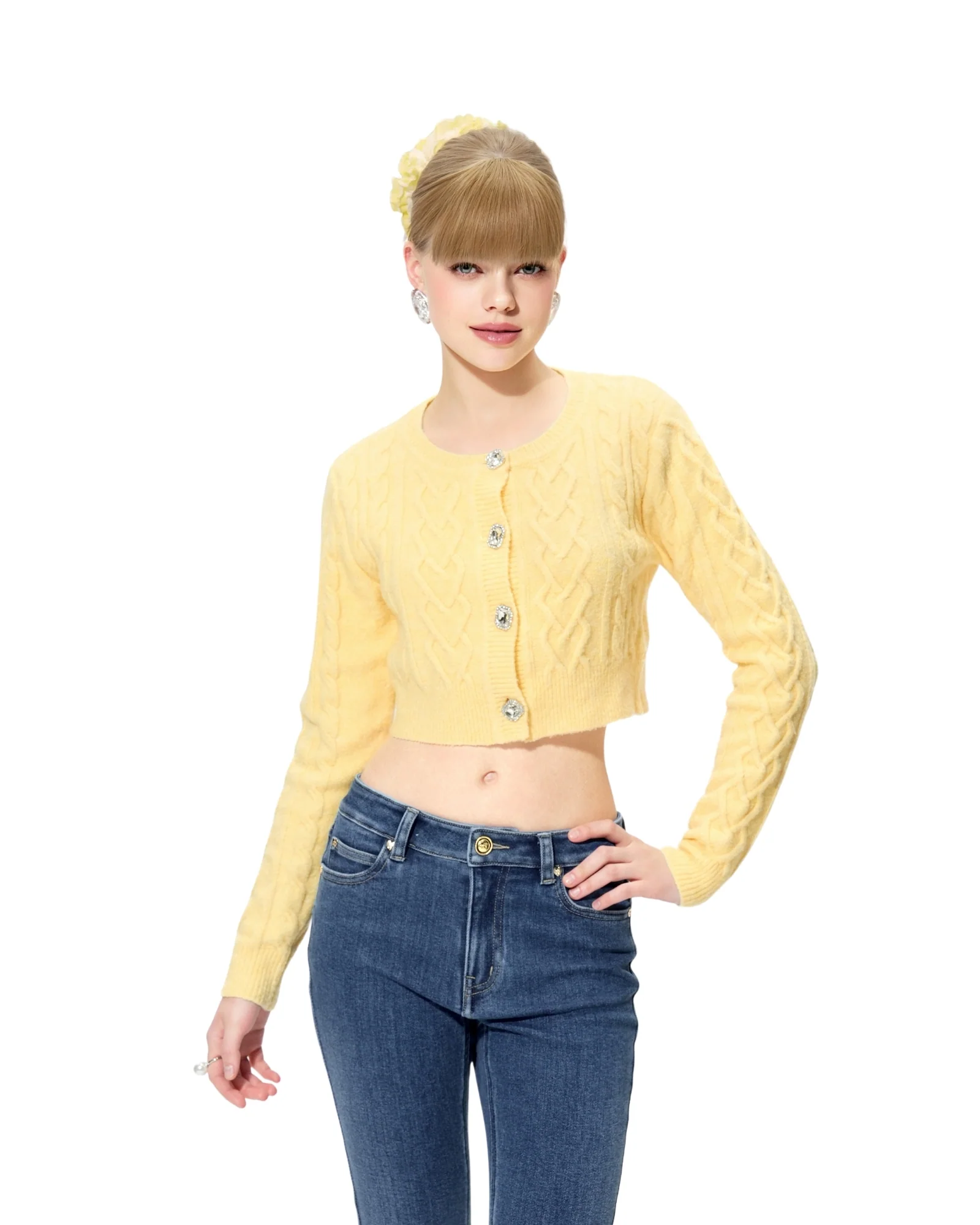 Evie Cardigan (Yellow)