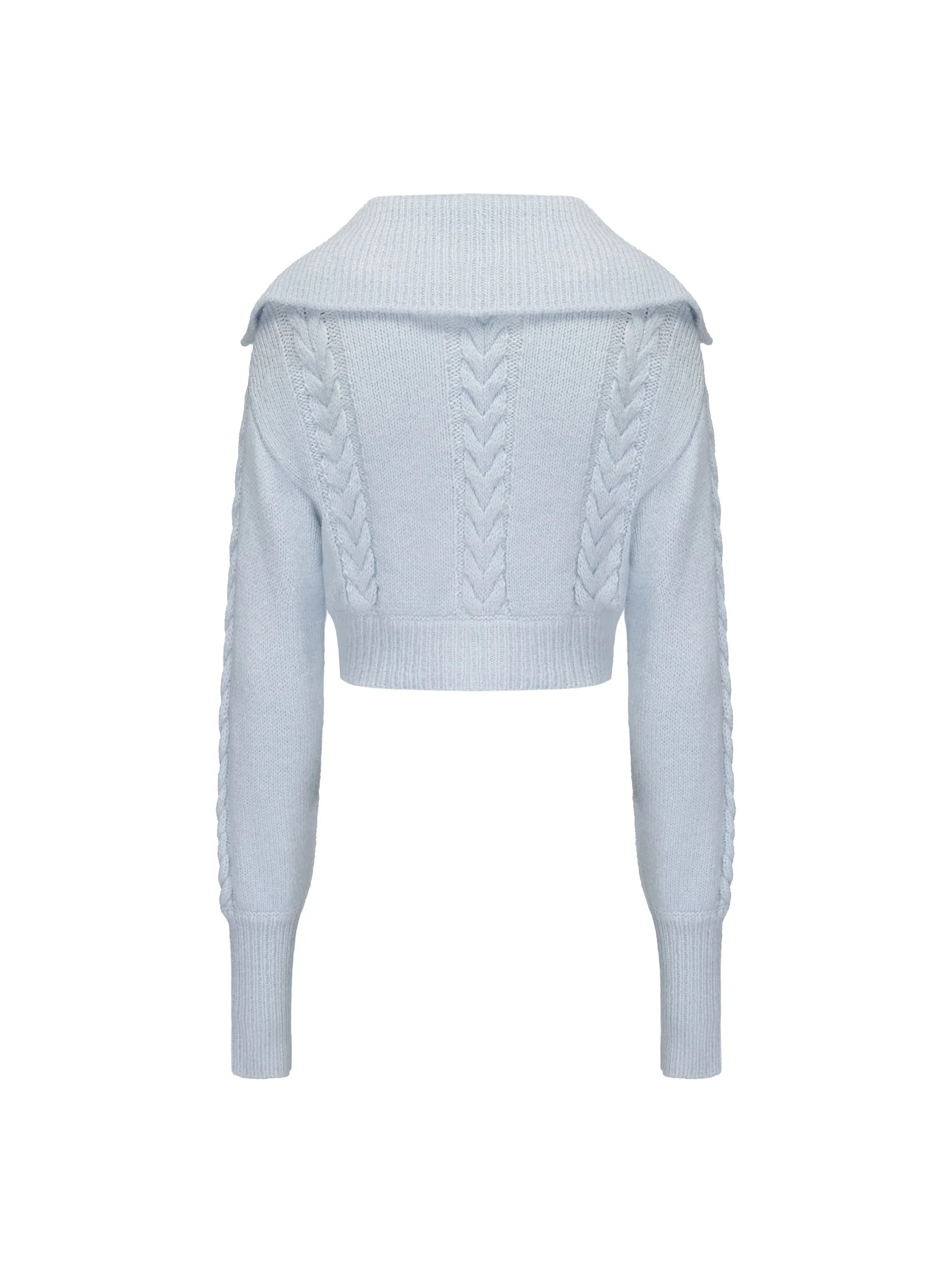 Addison Coat + Scarf Set (Blue)