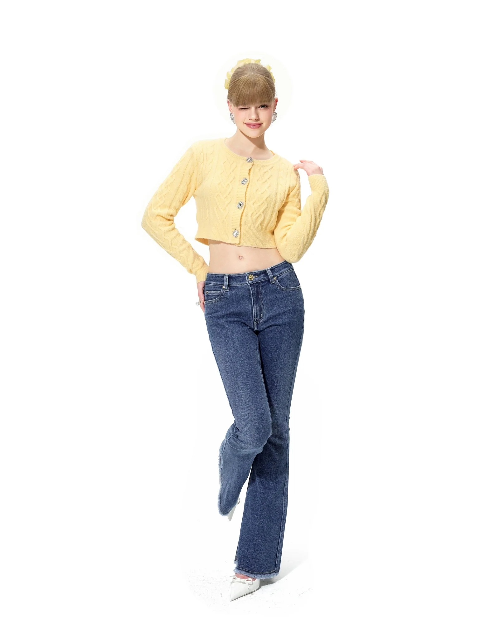 Evie Cardigan (Yellow)