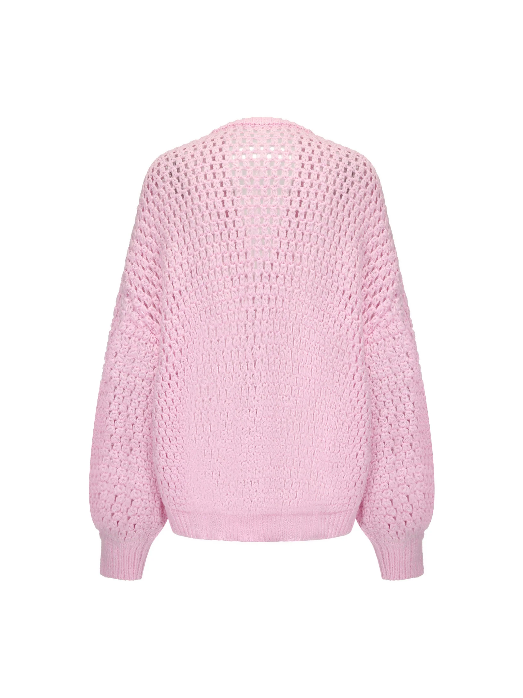 Alexis Cardigan + Scarf Set (Pink)