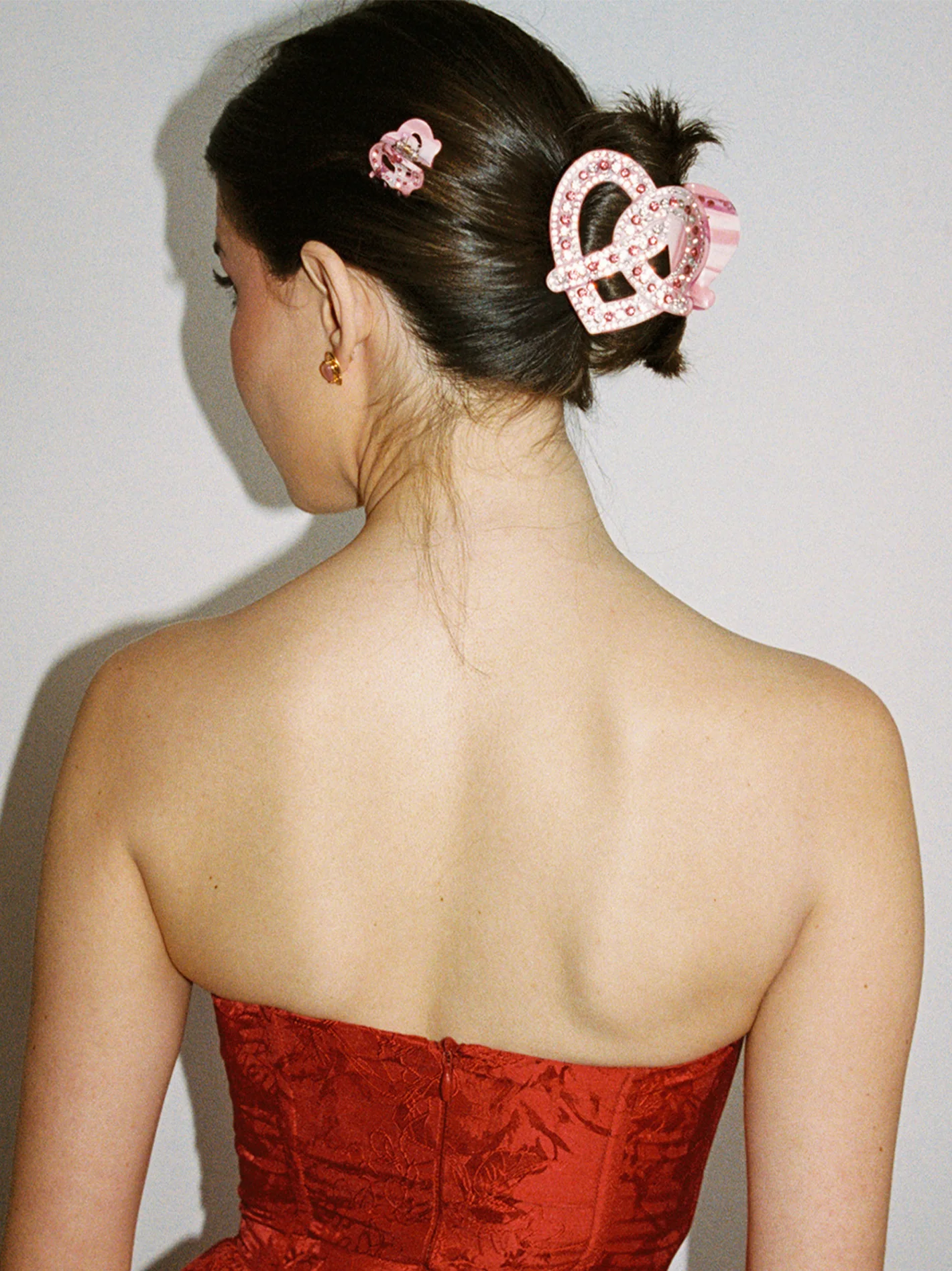 Angelica Claw Clip (Pink) (Final Sale)