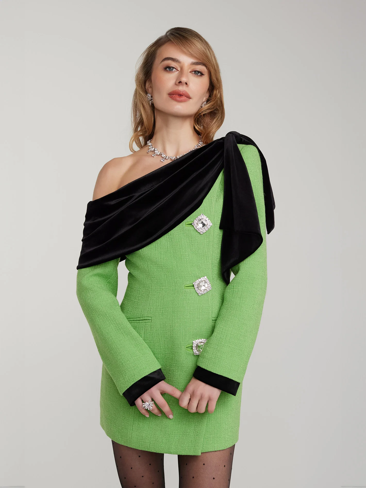 Alexandra Dress (Green) (Final Sale)