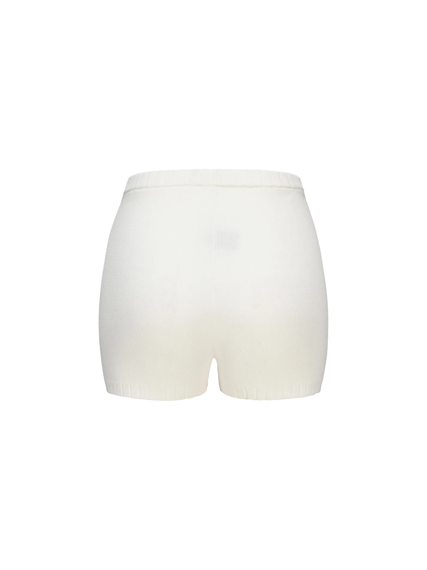 Kennedy Knit Shorts (White)