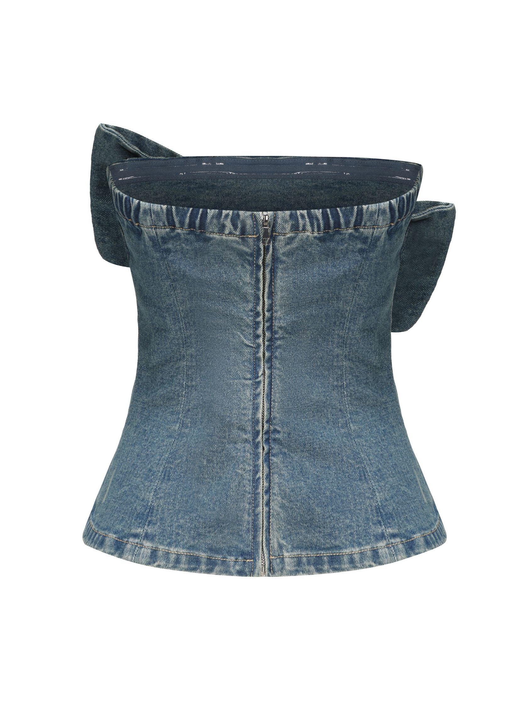 Kate Denim Tube Top (Final Sale)