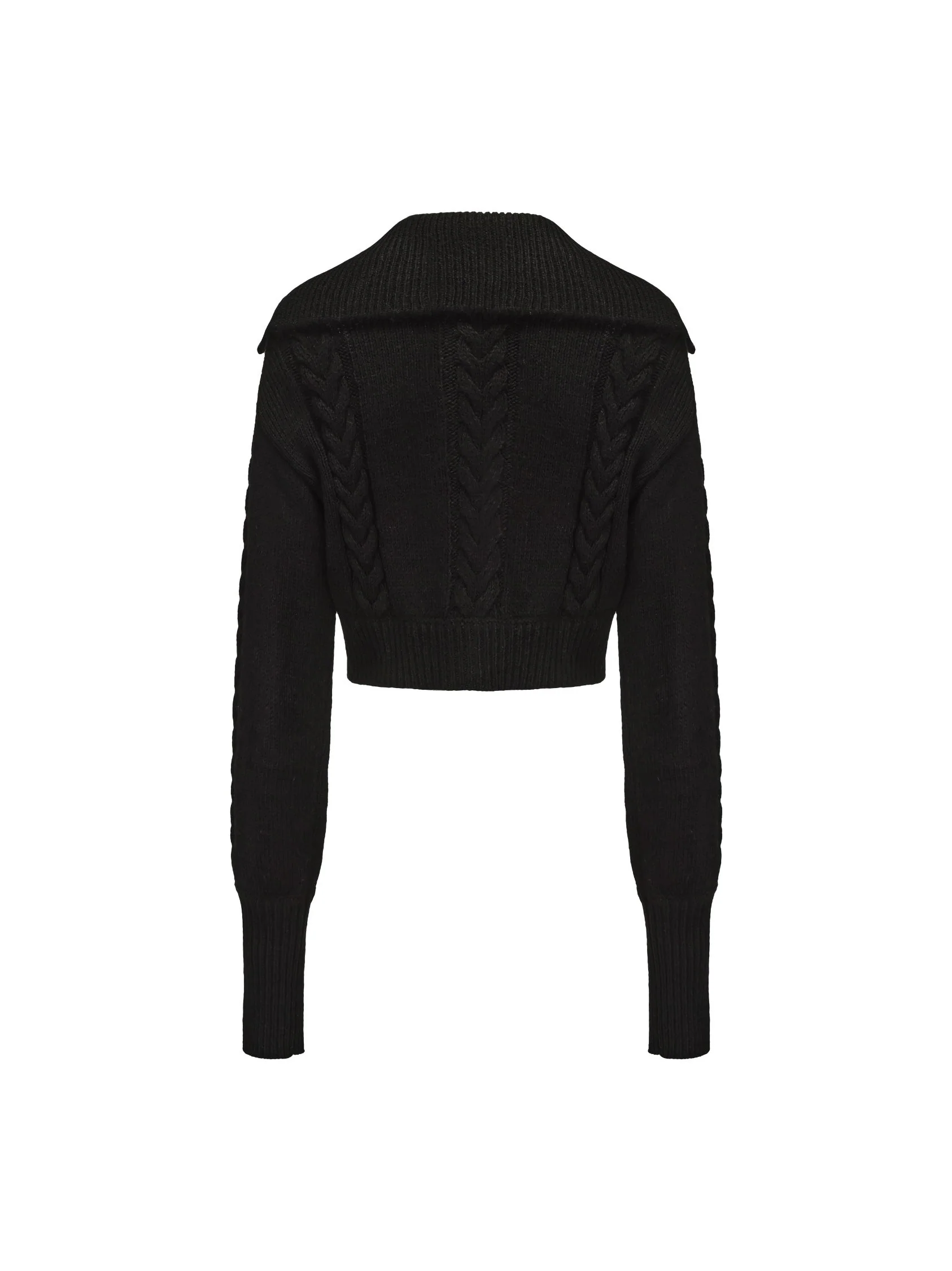 Addison Coat + Scarf Set (Black)