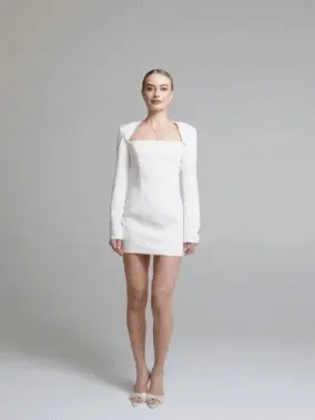 Jillian Dress (Ivory) (Final Sale)