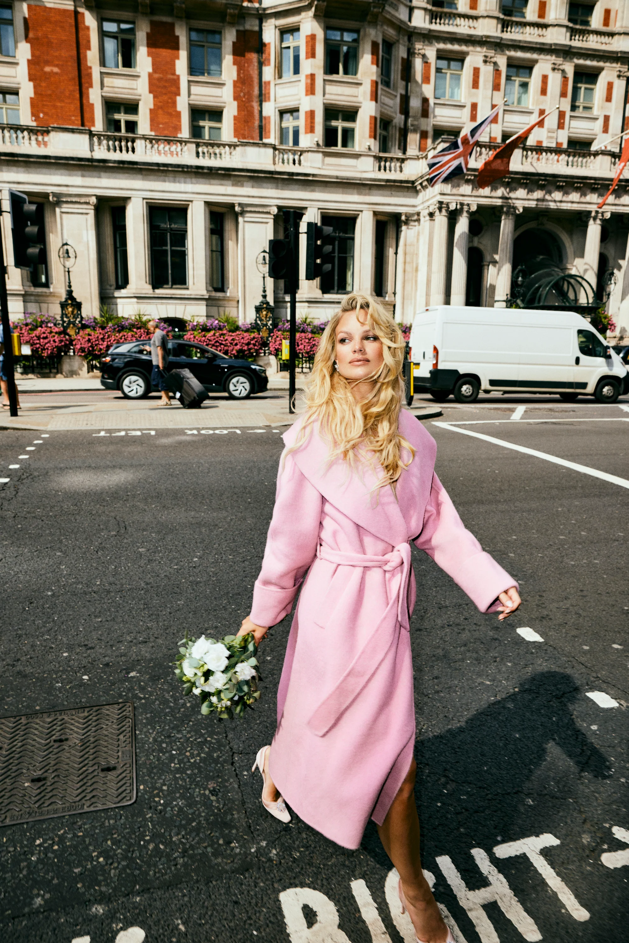 Emmeline Lapel Coat (Pink) (Final Sale)