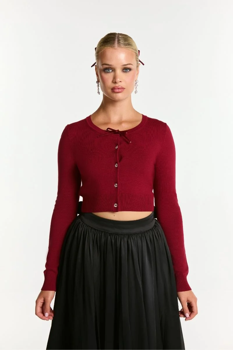 Audrina Cardigan (Red)