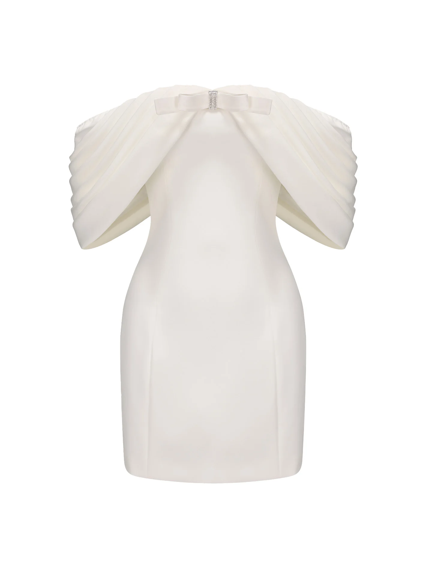 Kate Bow Dress (White)