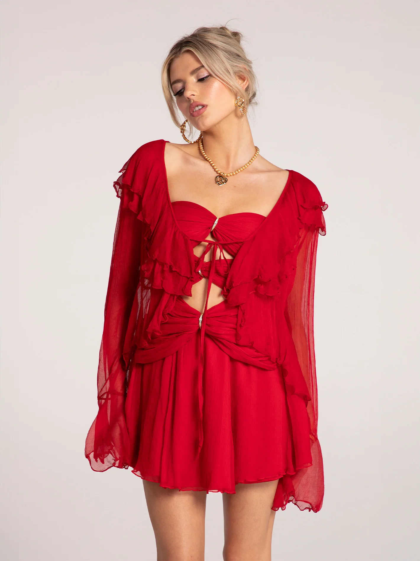 Annika Cardigan (Red)