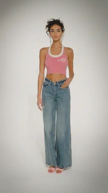 Jamie Heart Wide-Leg Jeans (Final Sale)