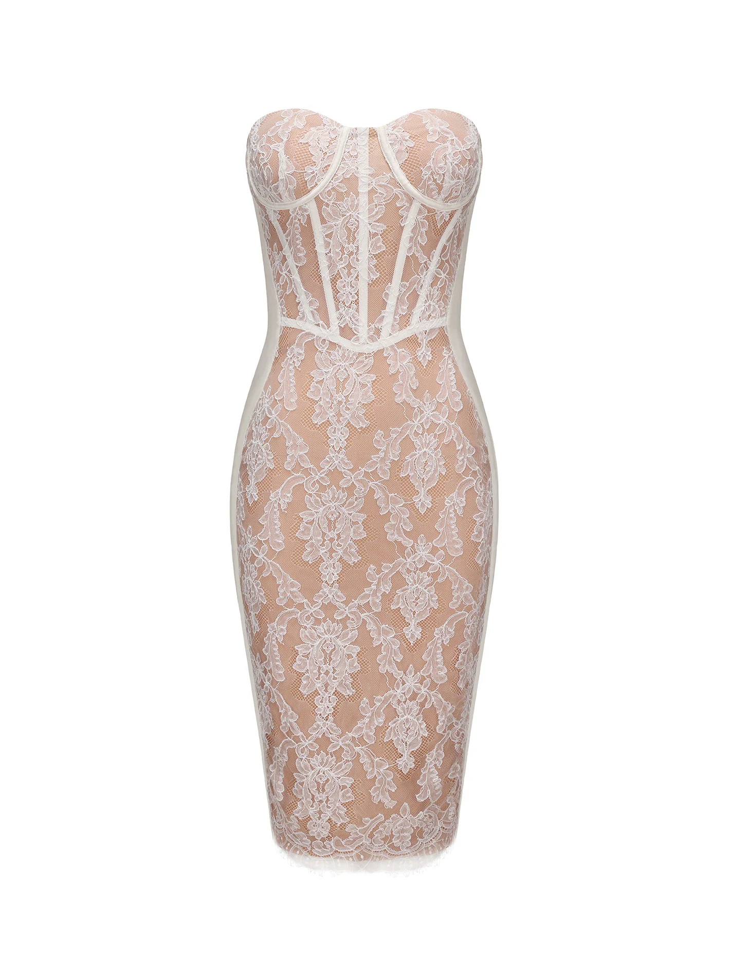 Elsa Lace Dress (White)