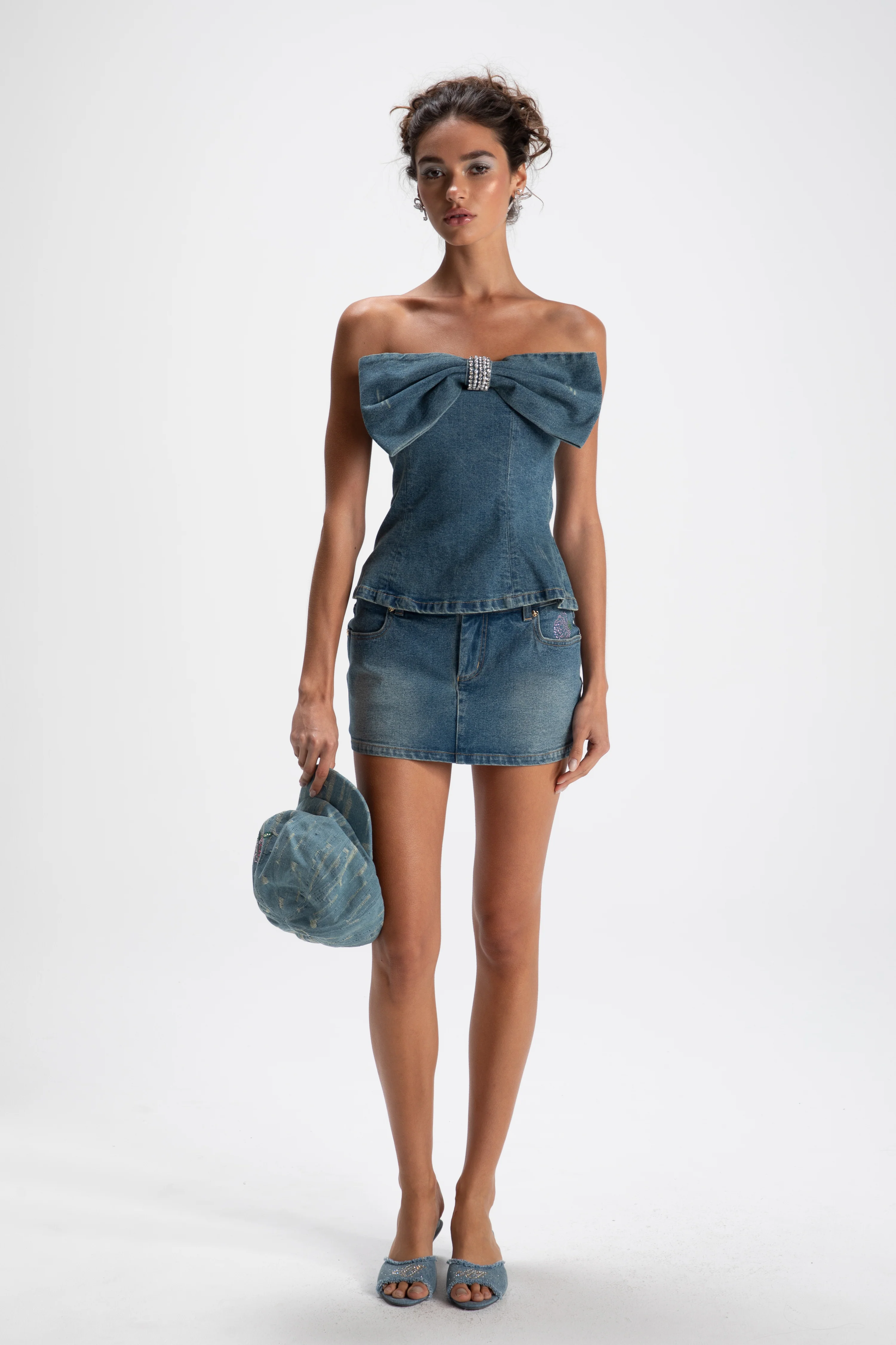 Kate Denim Tube Top (Final Sale)