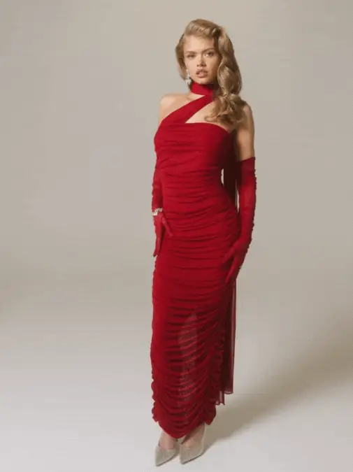 Kimberly Dress (Red) (Final Sale)