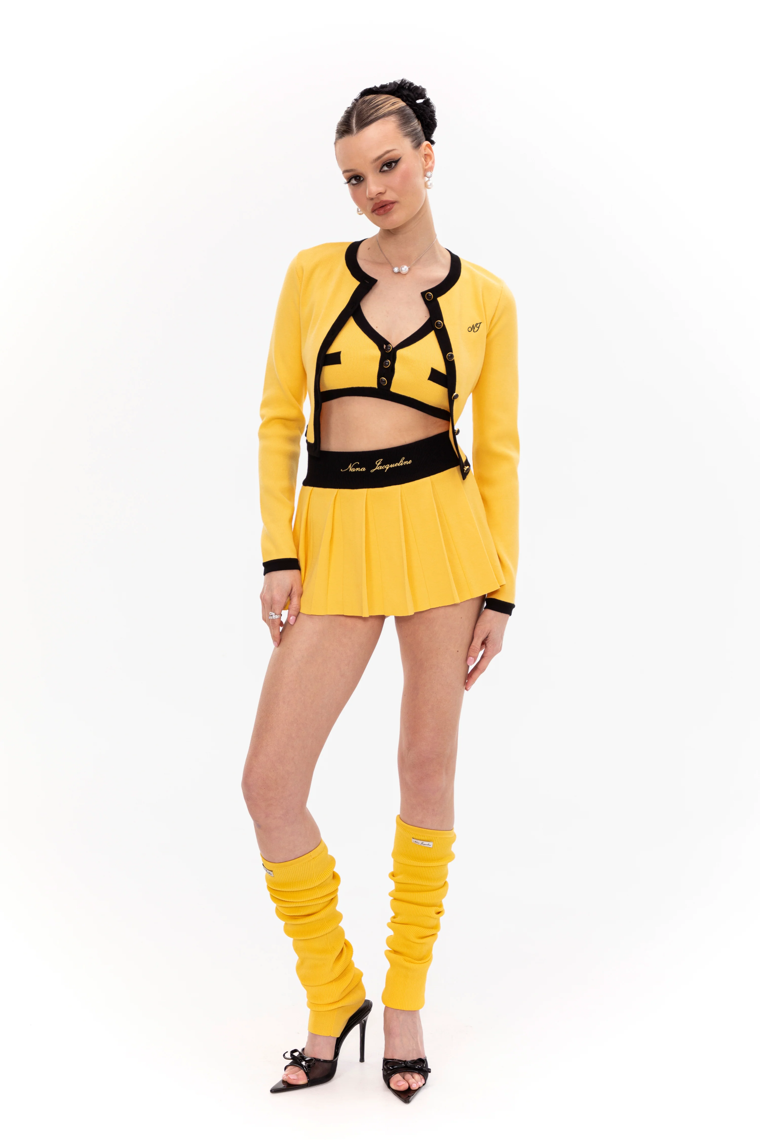 Eliza Vest Top (Yellow)