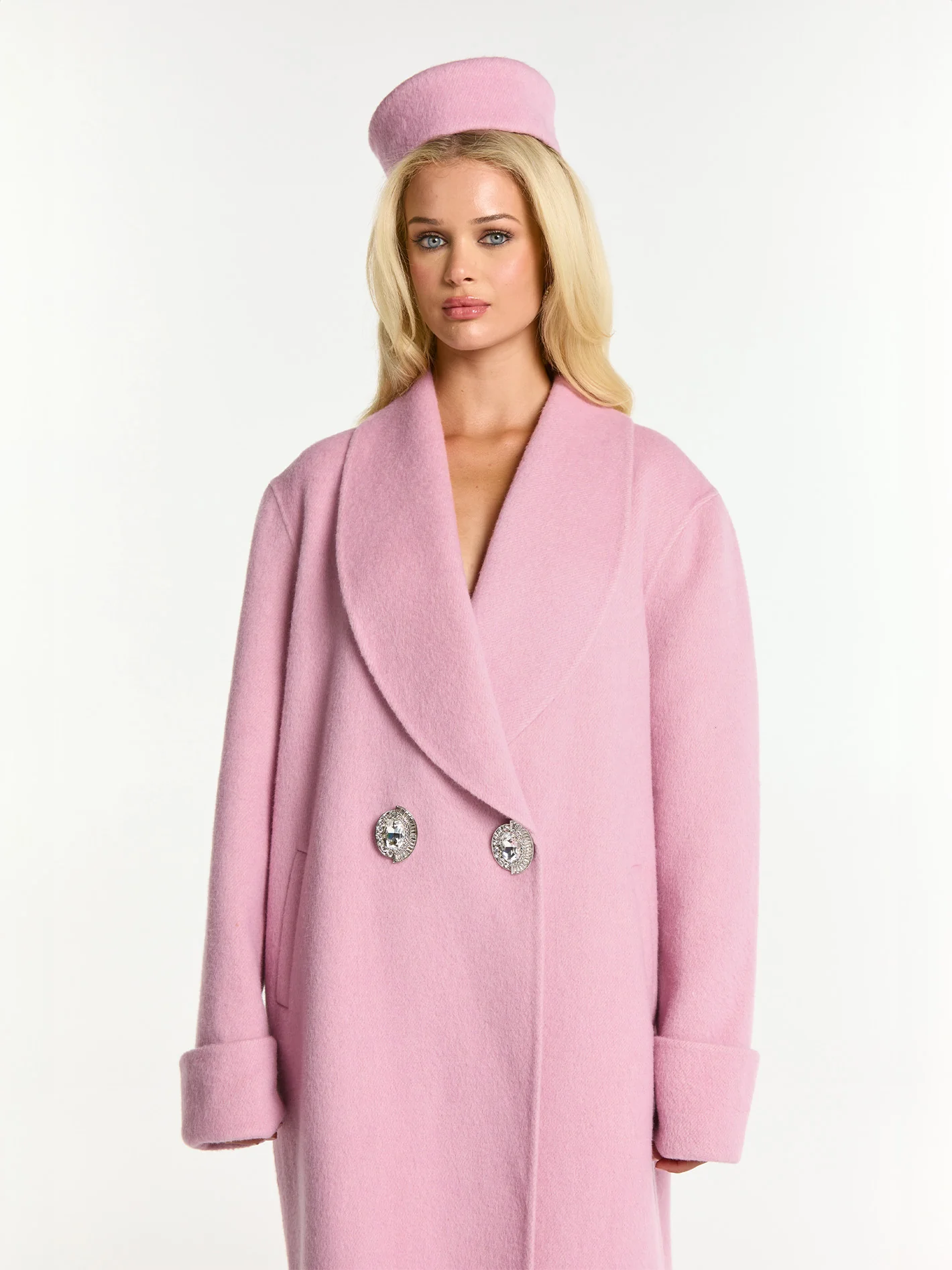 Audrina Coat (Pink)