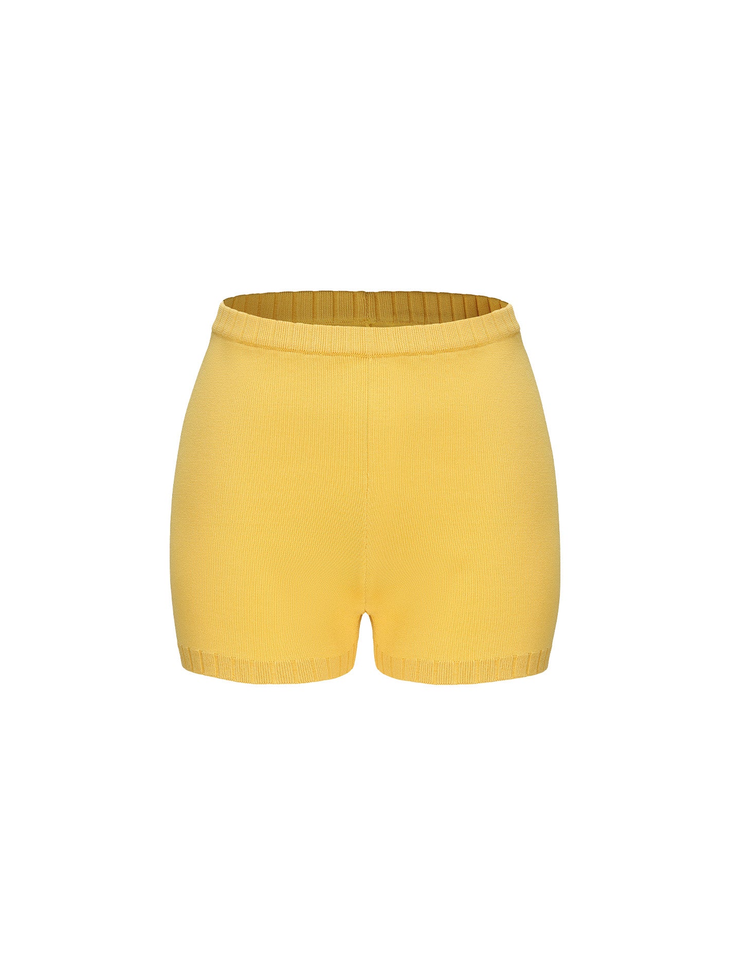 Kennedy Knit Shorts (Yellow)