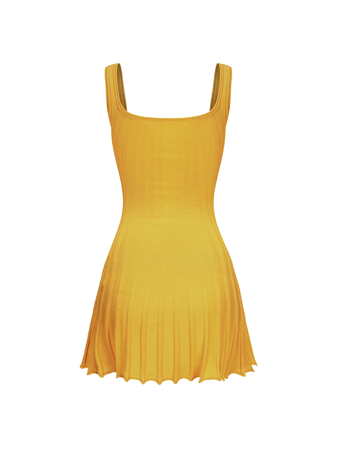 Janelle Knit Dress (Yellow)