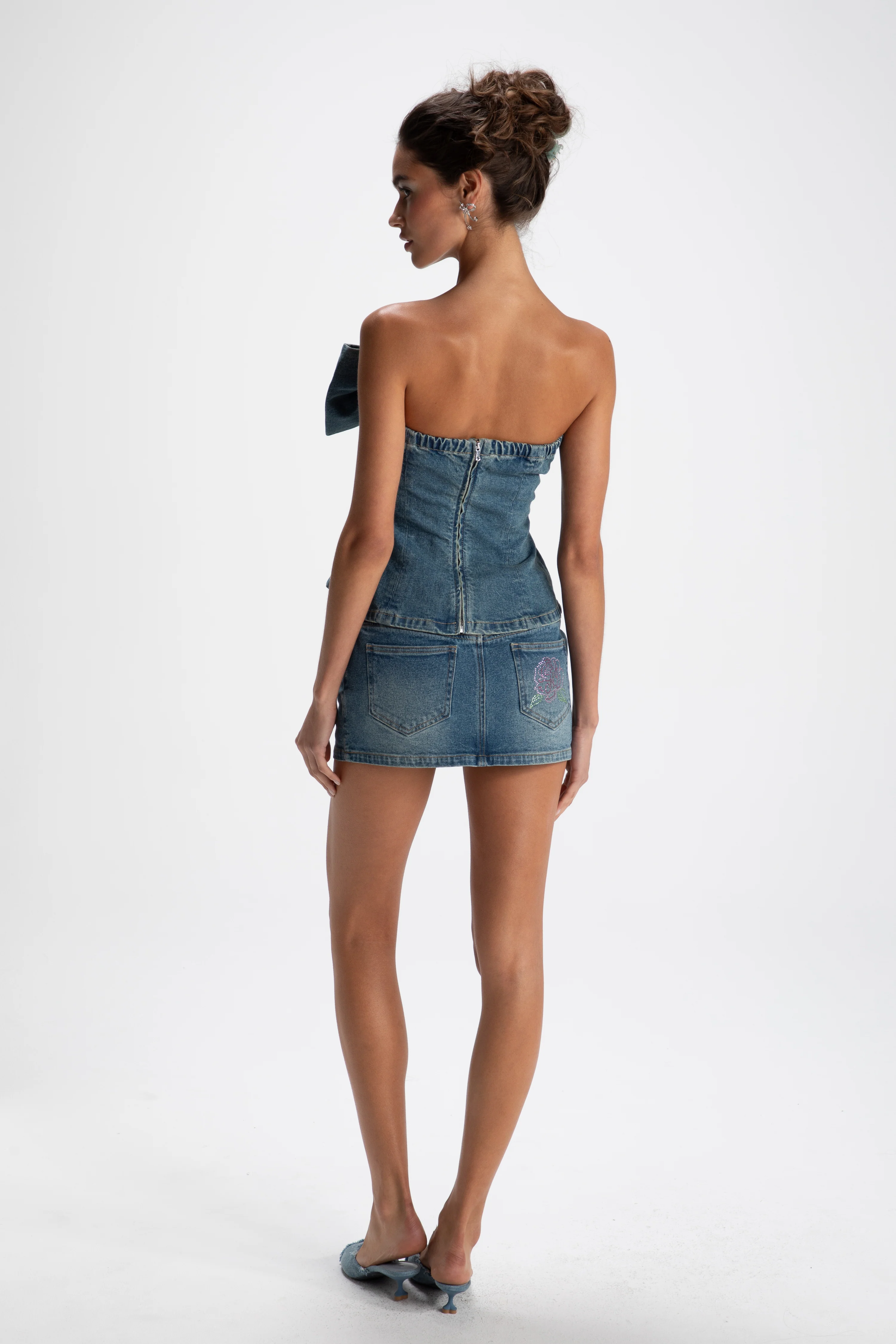 Kate Denim Tube Top (Final Sale)