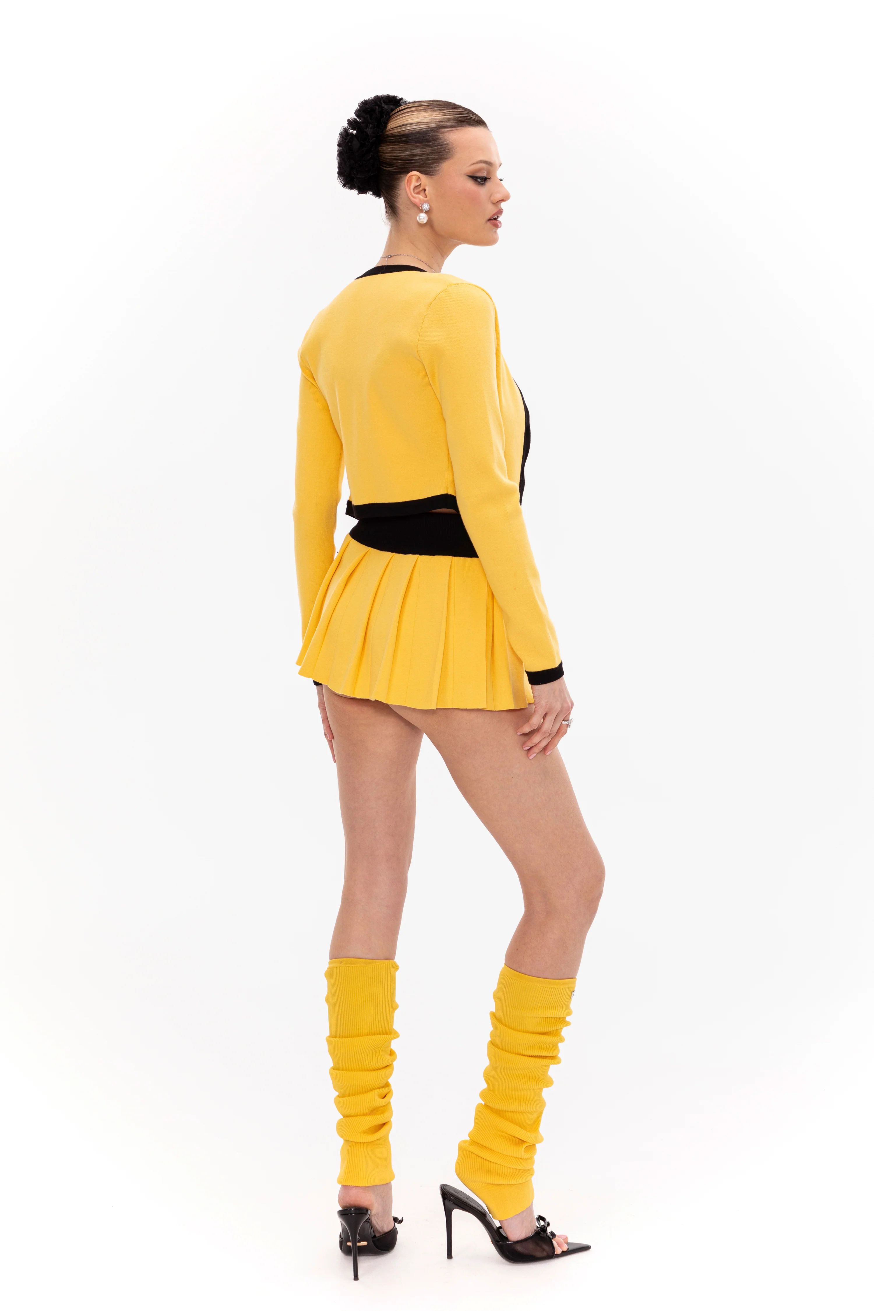 Eliza Vest Top (Yellow)