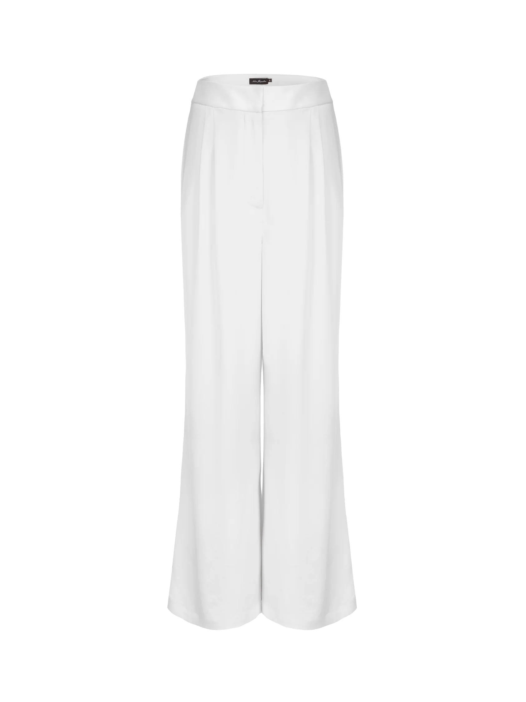 Alexandra Satin Pants (White)
