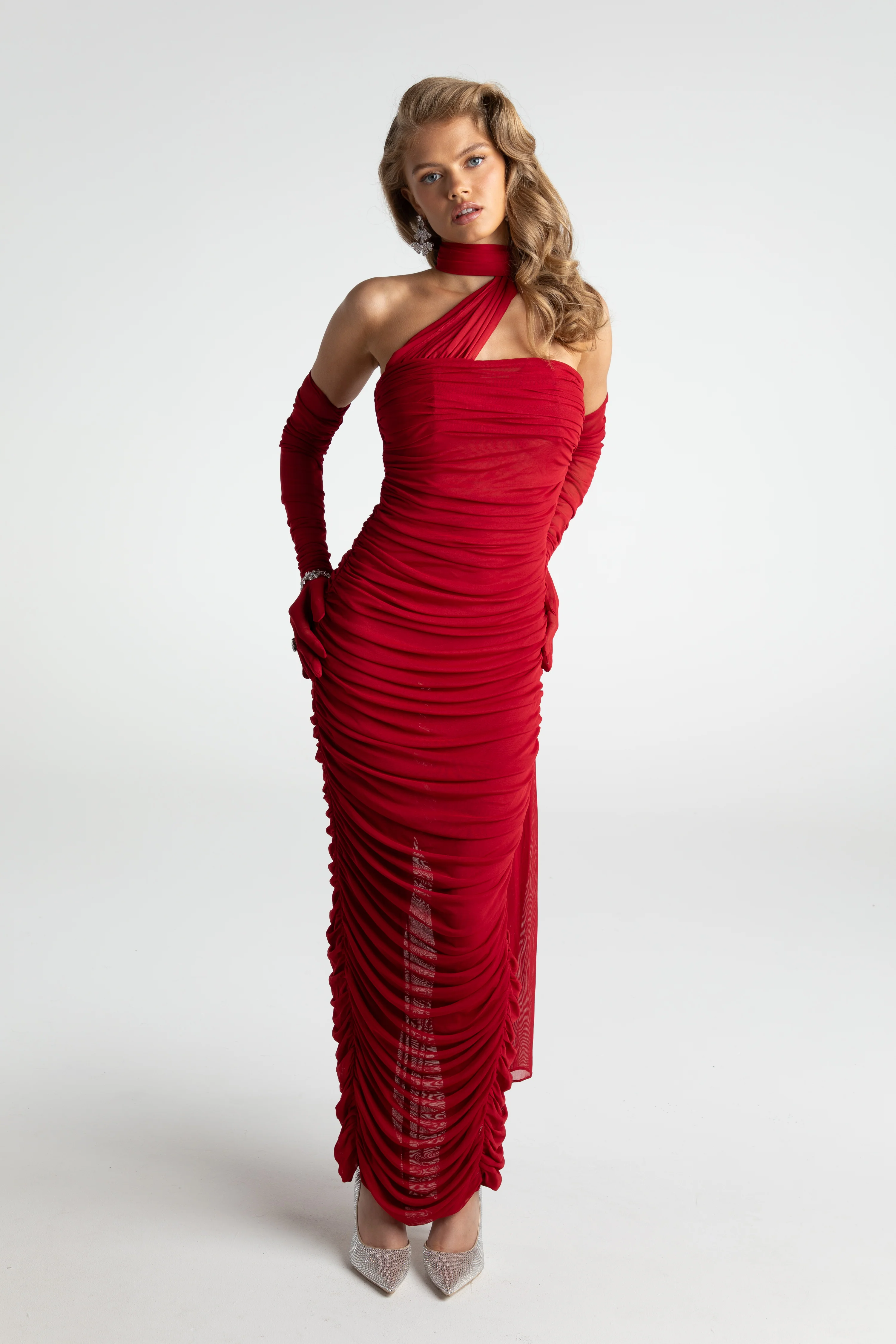 Kimberly Dress (Red) (Final Sale)