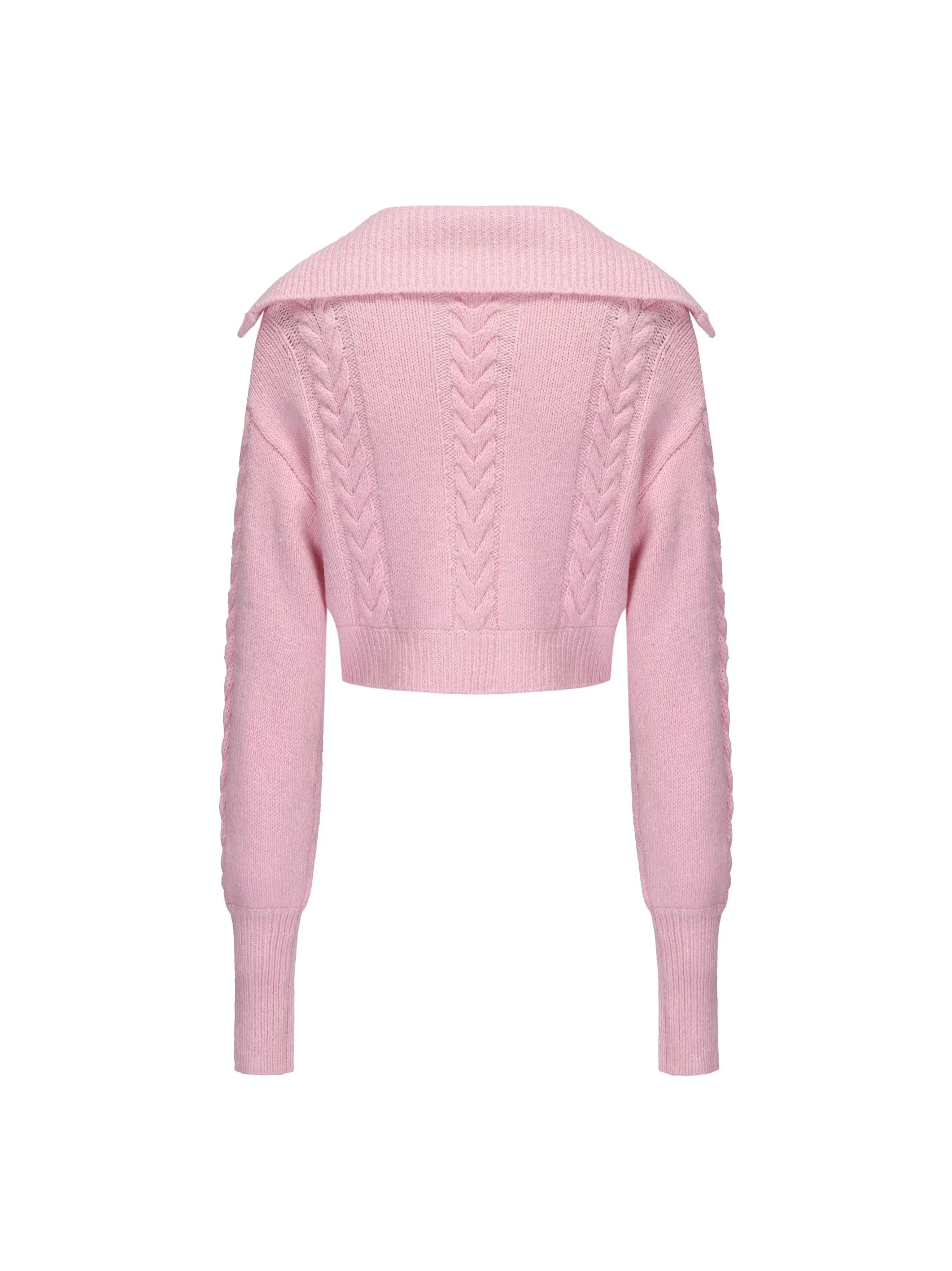 Addison Coat + Scarf Set (Pink)