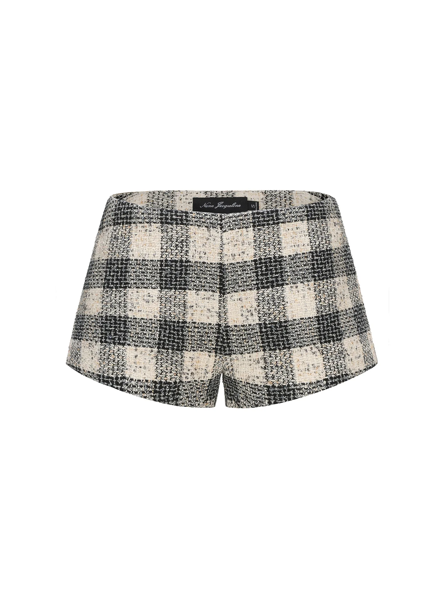 Anabella Shorts (Black Checkered)