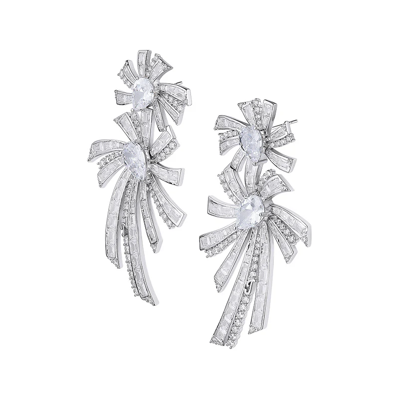 Angelina Earrings (White)
