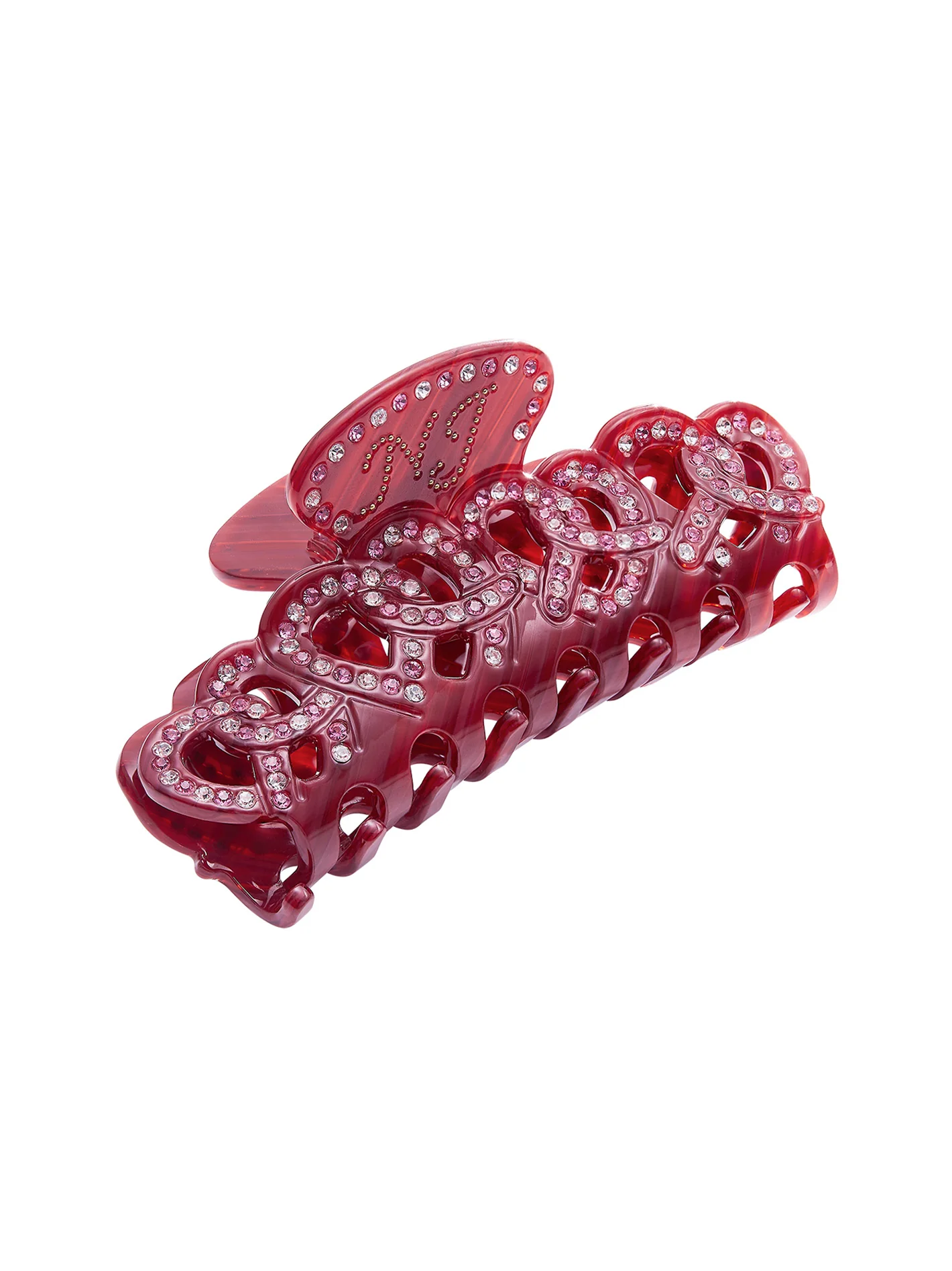 Kendall Claw Clip (Red) (Final Sale)
