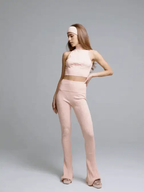 Kendall Knit Headband (Peach)