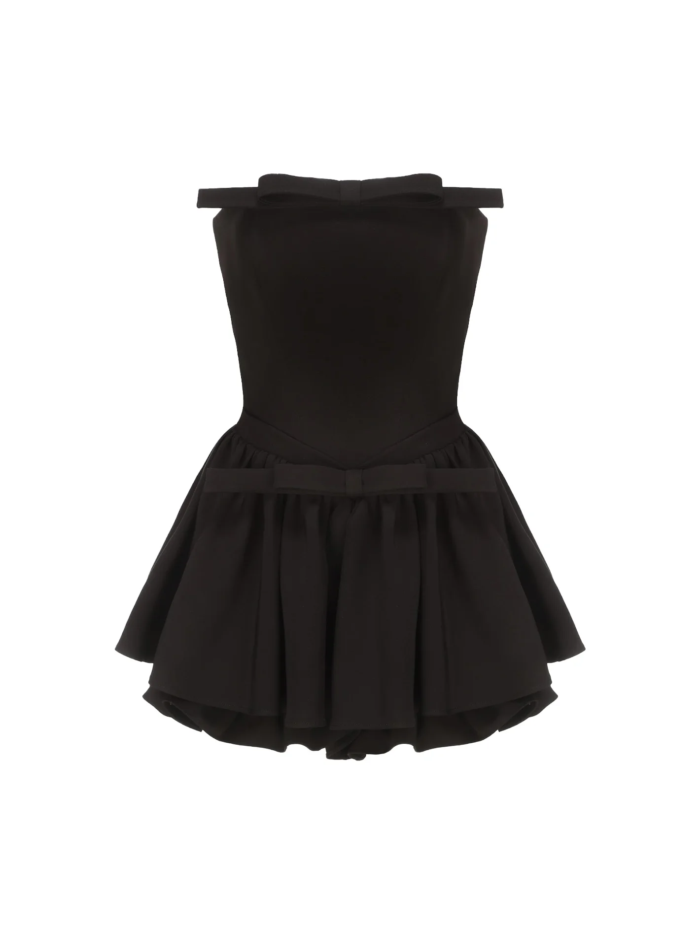 Giselle Bow Jumpsuit (Black)