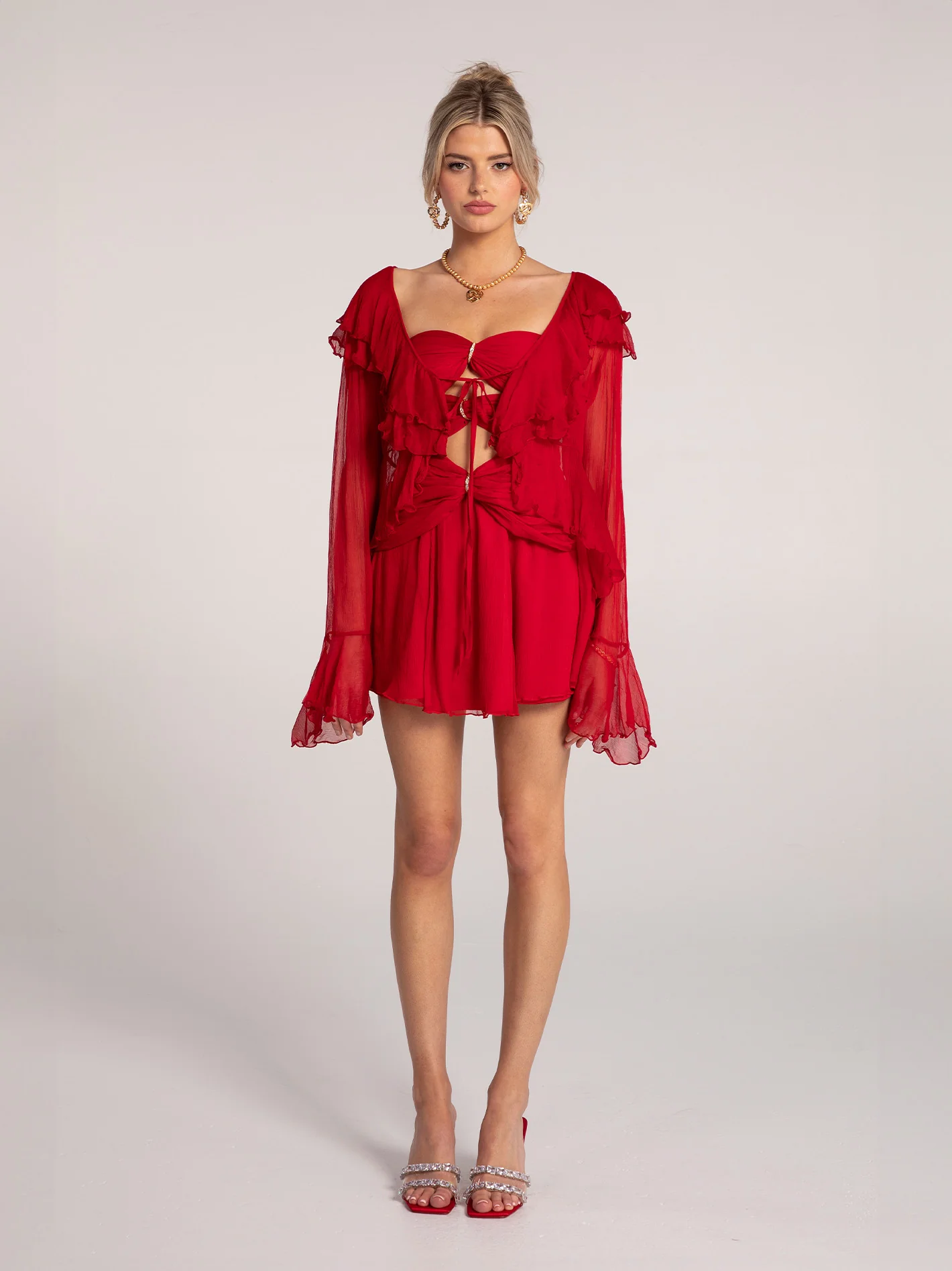 Annika Cardigan (Red)