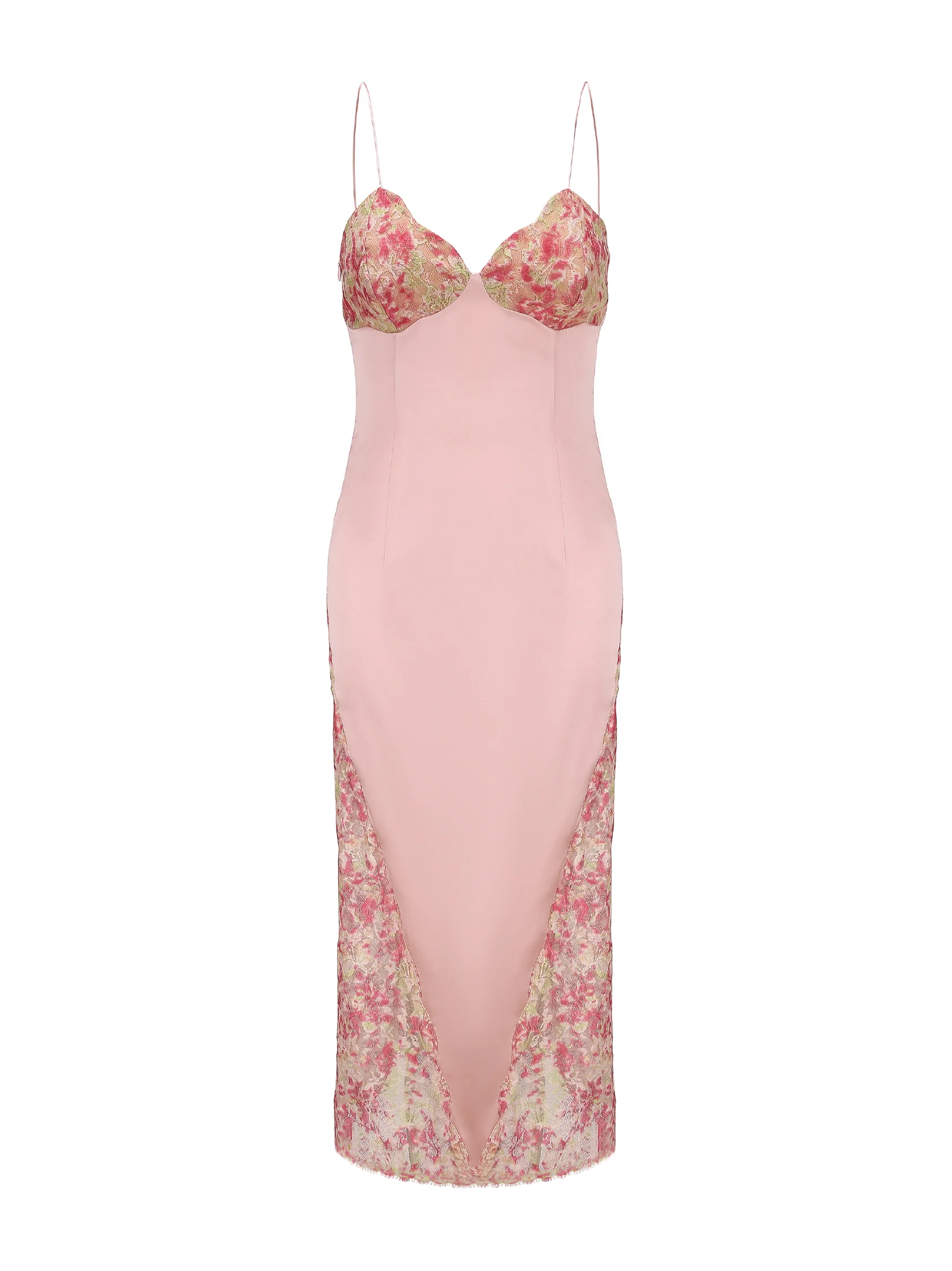 Eva Silk Dress (Pink) (Final Sale)