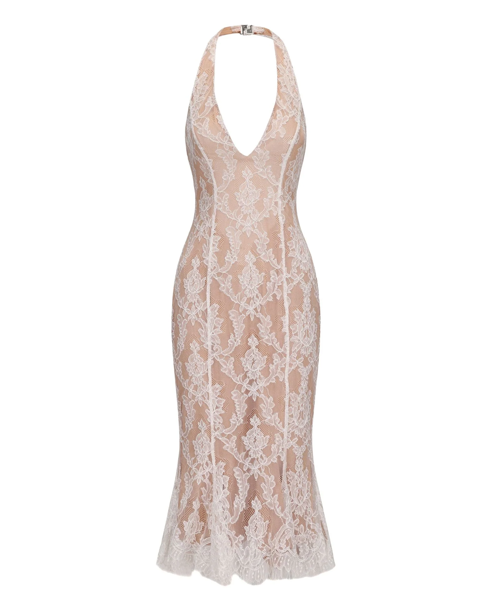 Fiona Dress (White Lace)