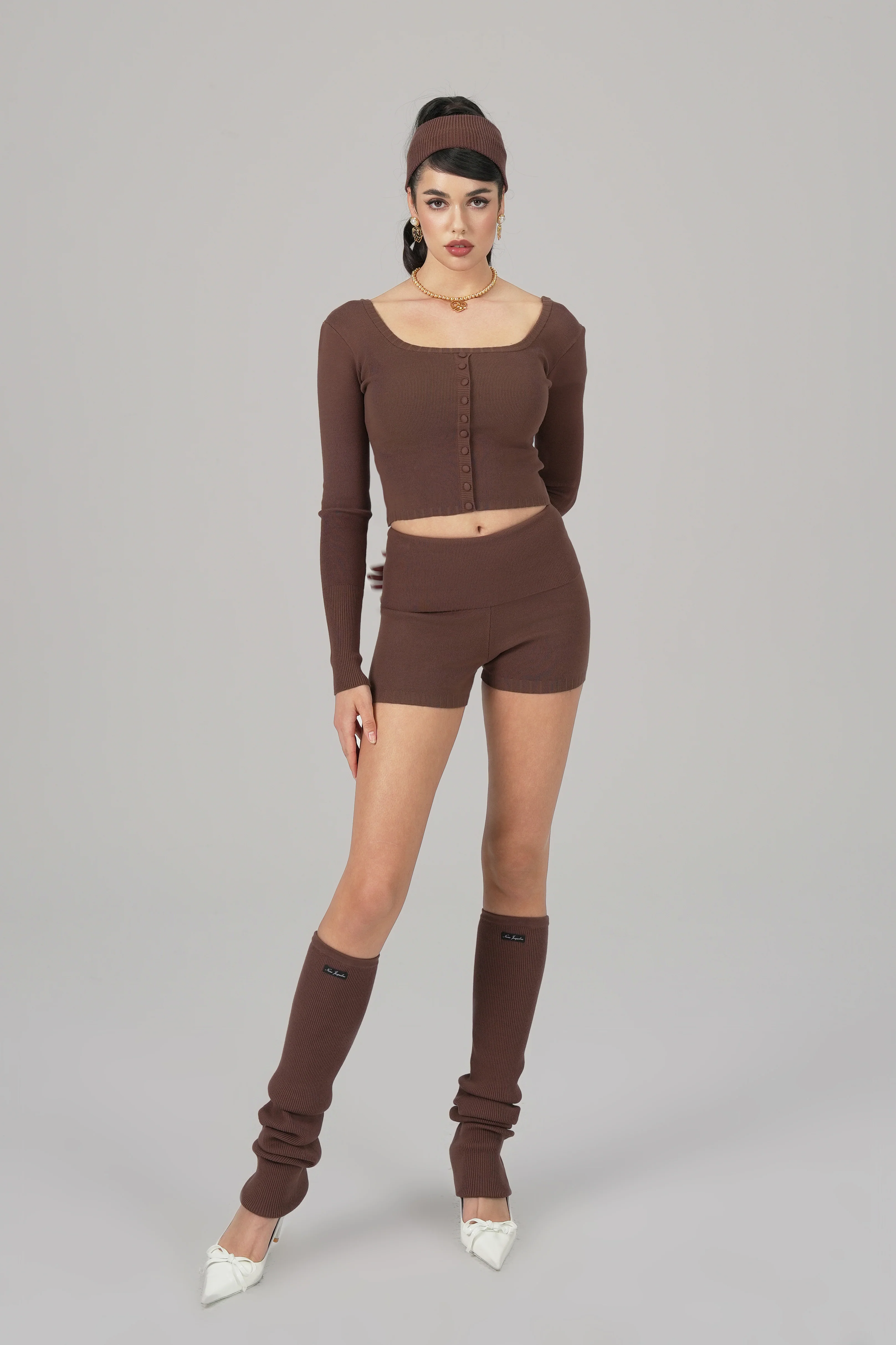 Holly Legwarmers (Brown)