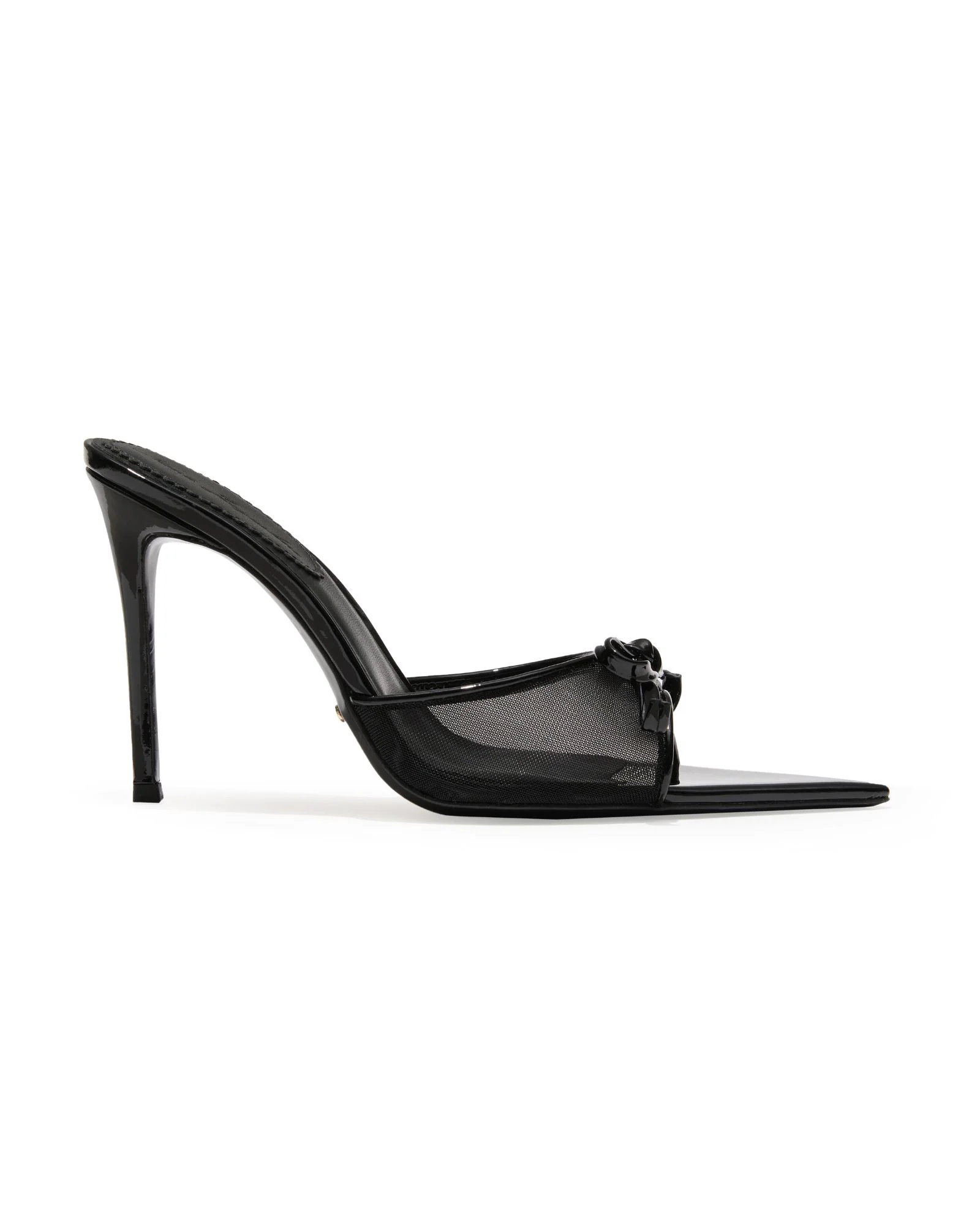 Evie Bow Heels (Black)
