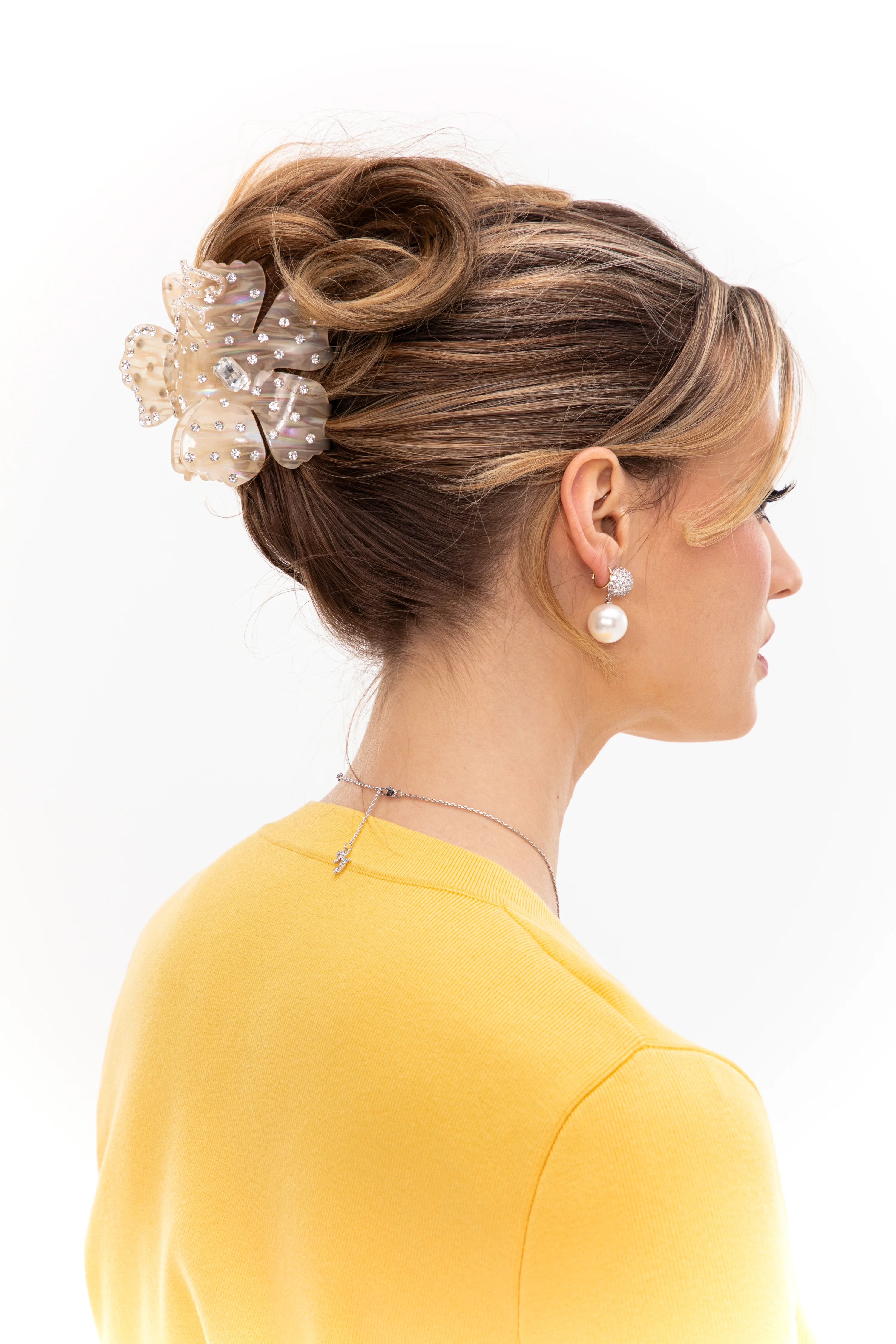 Flora Hairclip (Yellow)