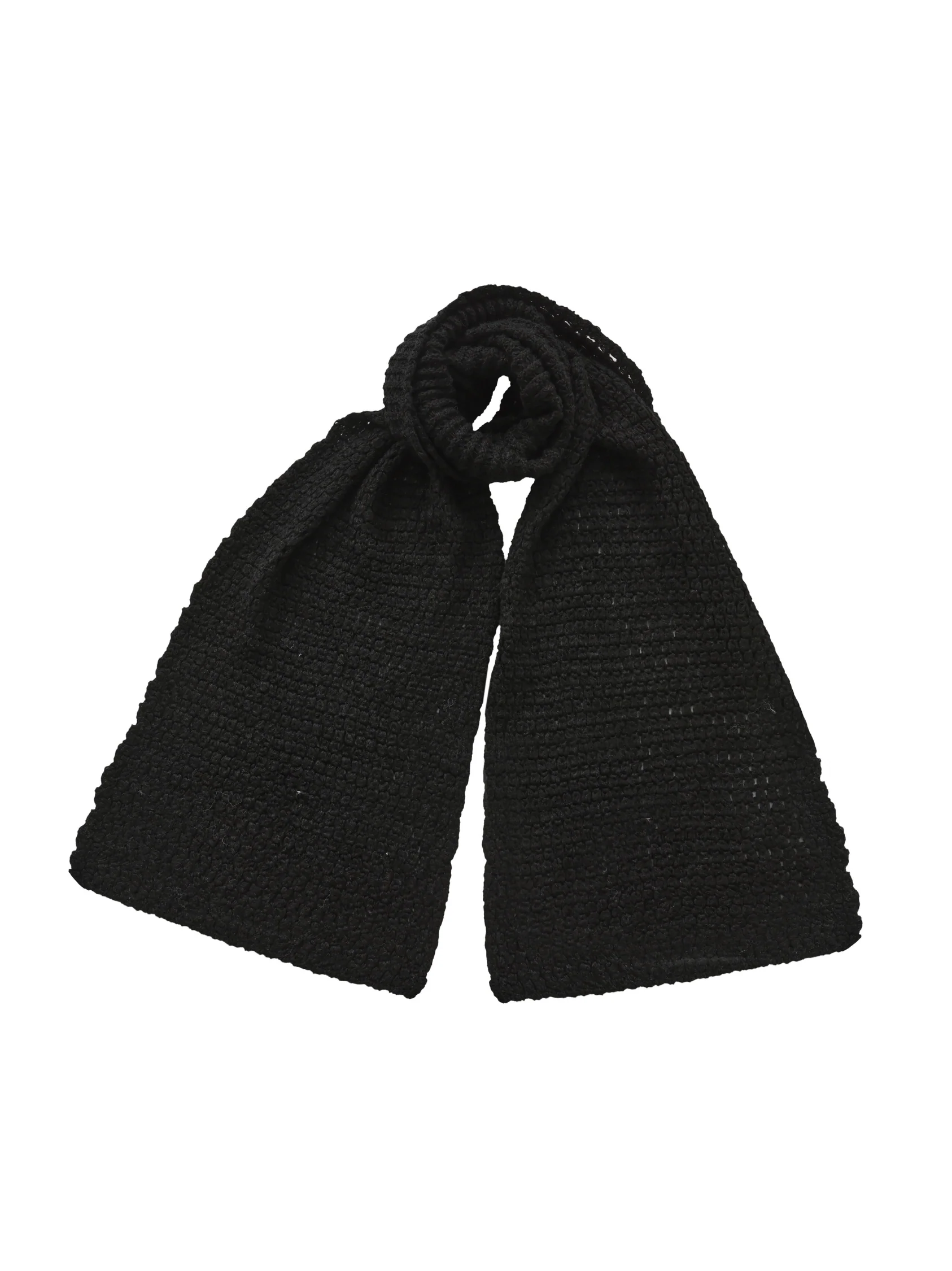 Alexis Cardigan + Scarf Set (Black)
