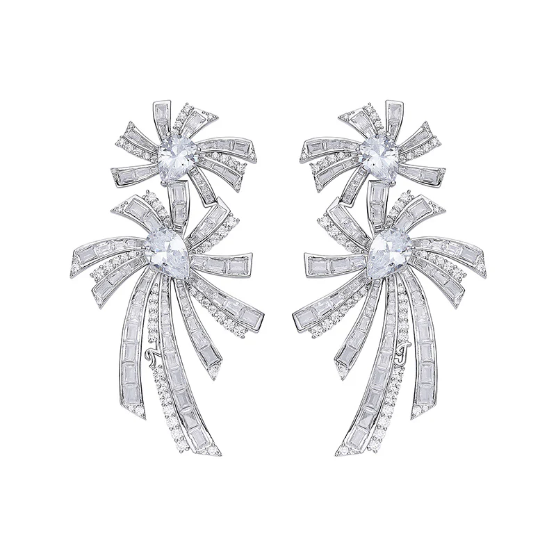 Angelina Earrings (White)