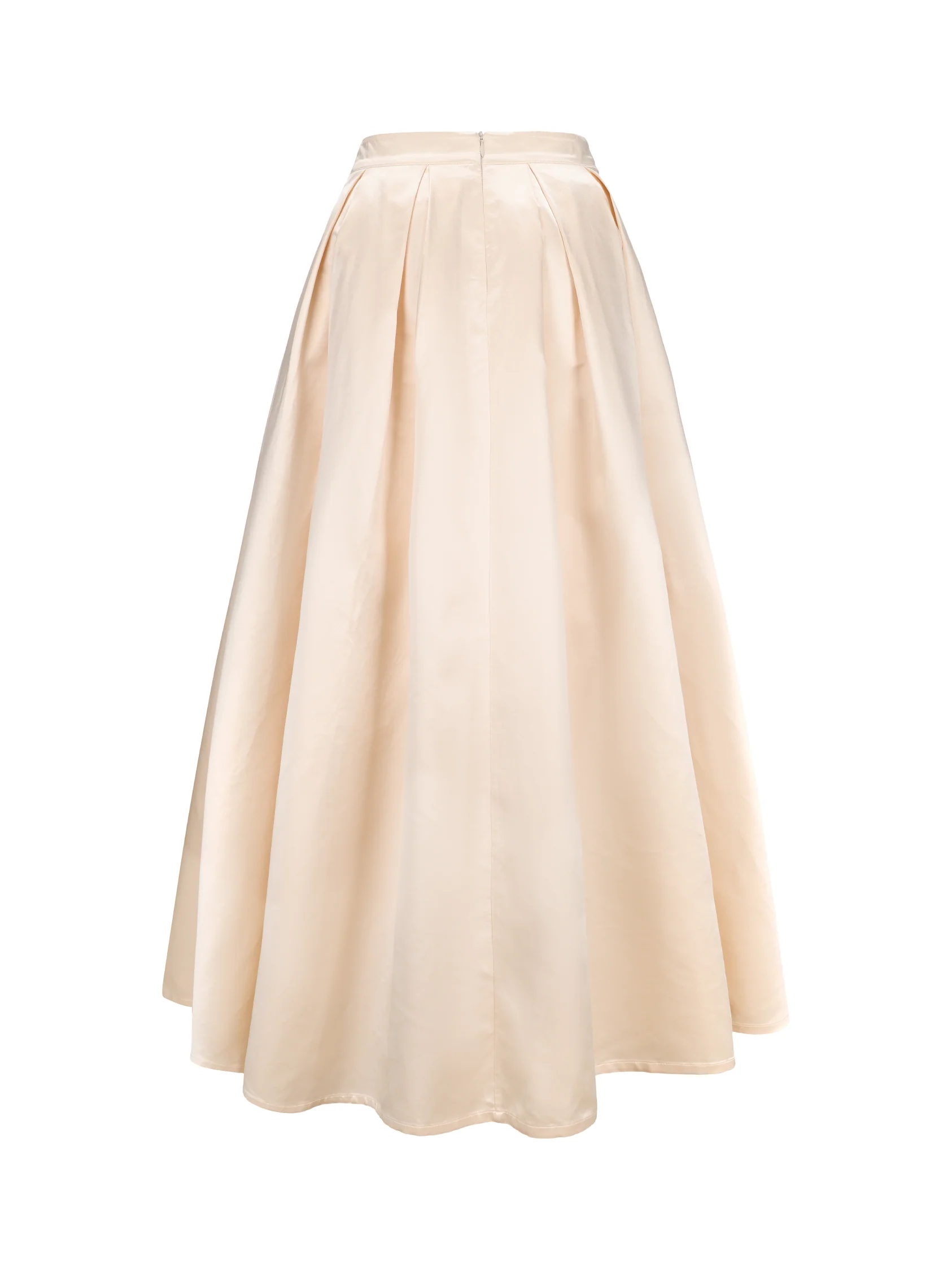 Sonya Satin Dress (Champagne) (Final Sale)