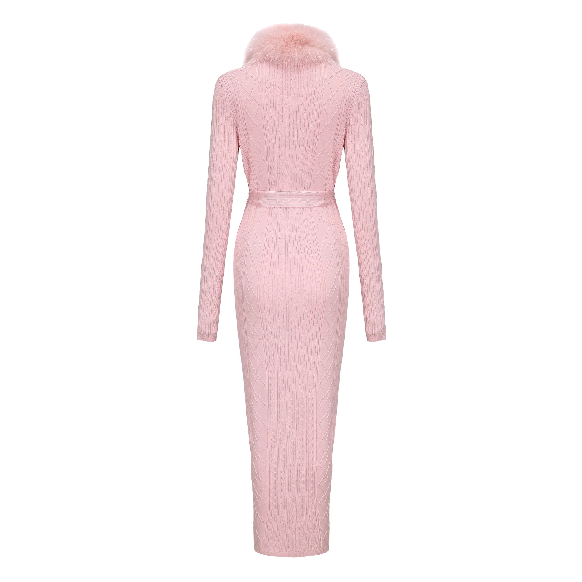 Francesca Knit Cardigan (Pink) (Final Sale)