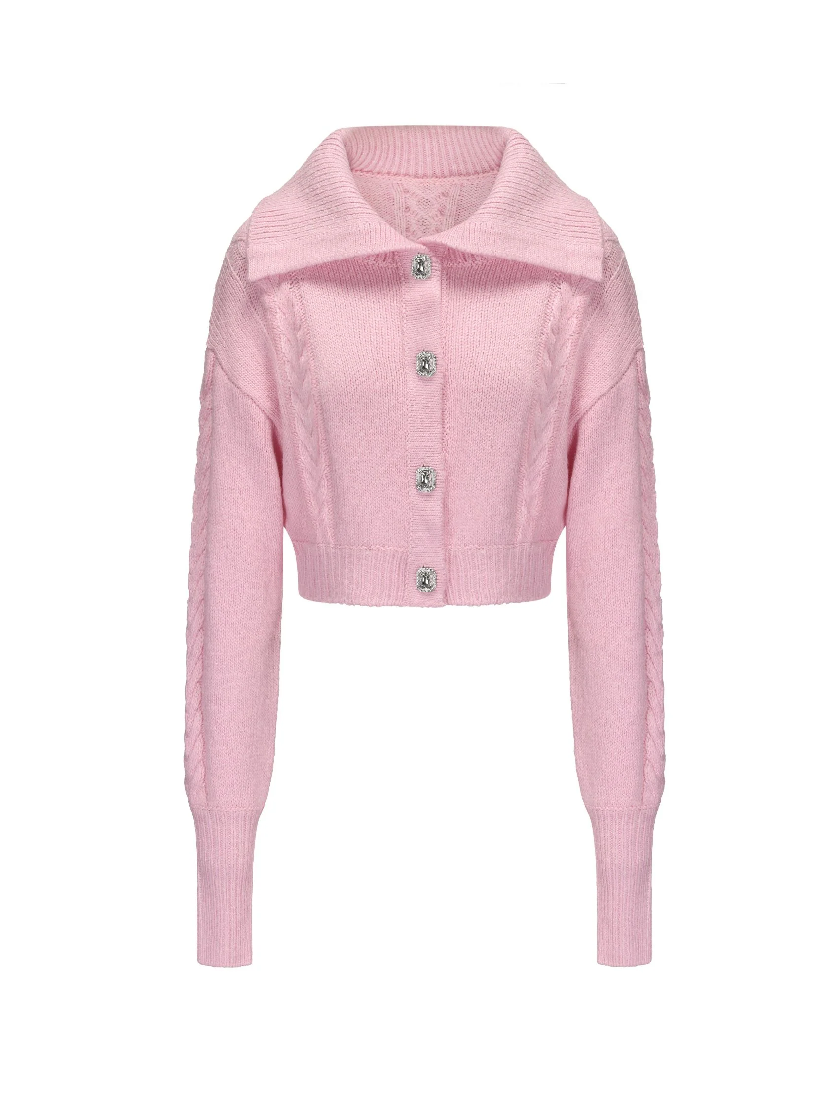 Addison Coat + Scarf Set (Pink)