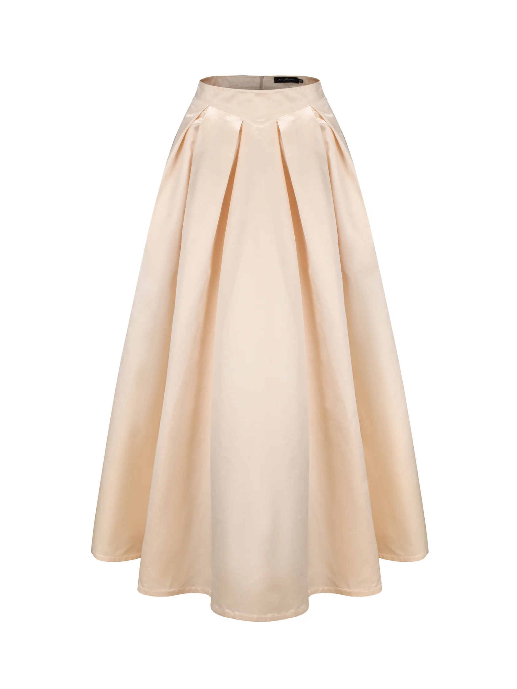 Sonya Satin Dress (Champagne) (Final Sale)