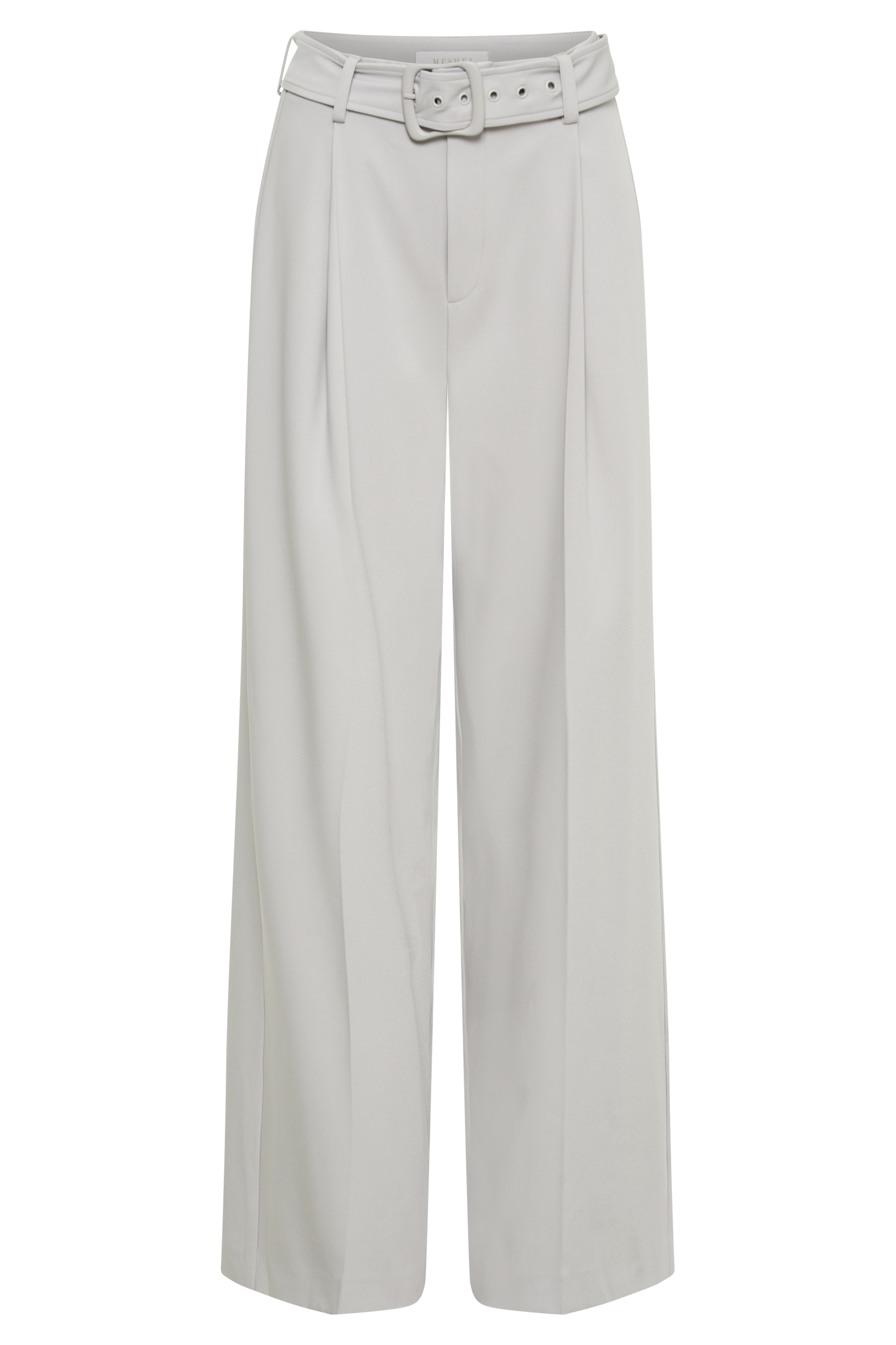 Tenley Wide Leg Suiting Pants - Ice Grey